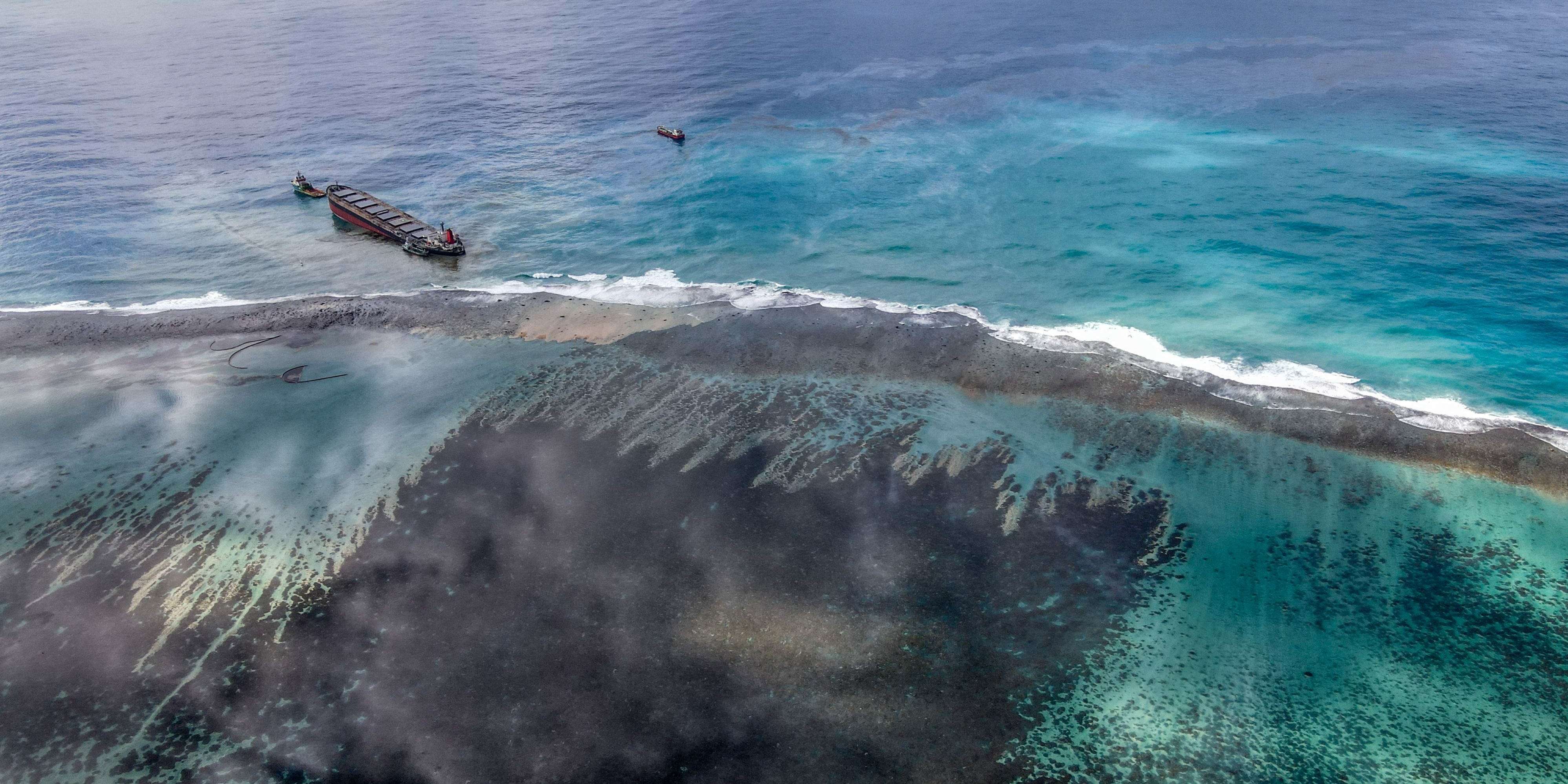 Photos Show The Oil Spill In Mauritius That's Leaking 4,000 Tons Of ...