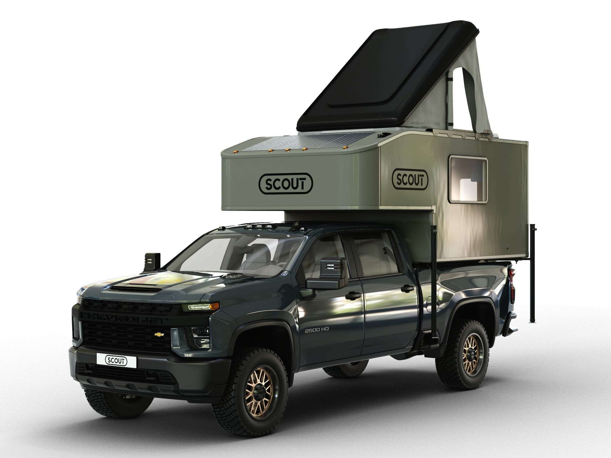 Scout Campers has unveiled its newest and largest pickup truck-mounted ...