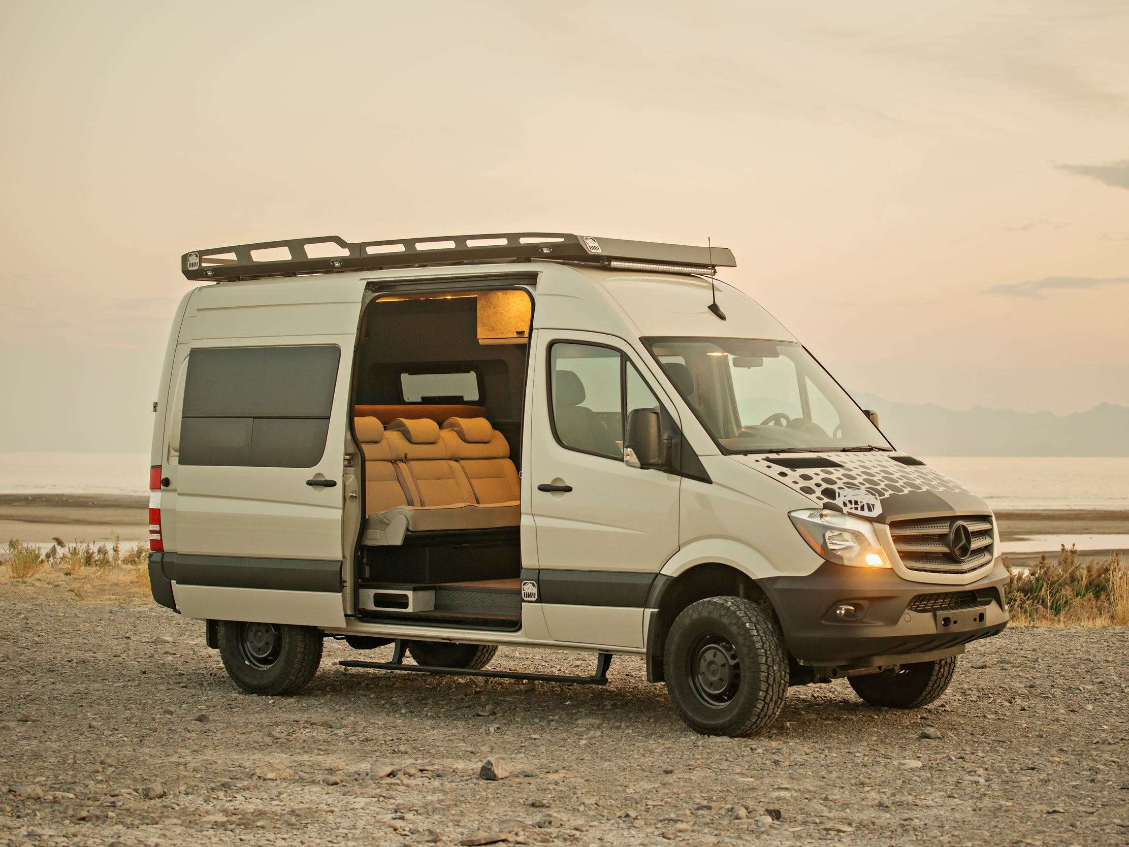 This Mercedes-Benz Sprinter camper van conversion that can sleep 6 ...