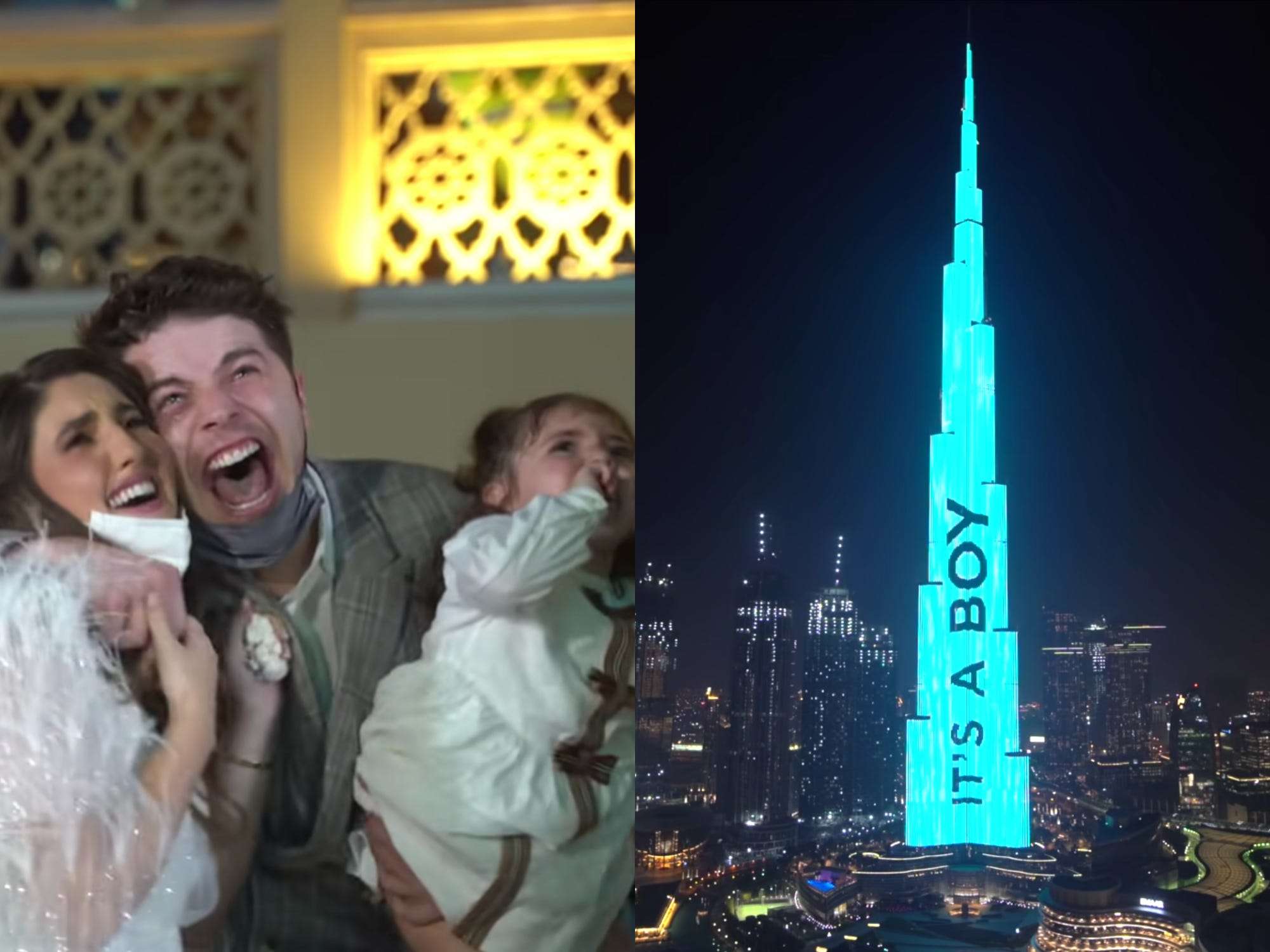 An Influencer Couple Did A Gender Reveal Event On Dubai S Burj Khalifa