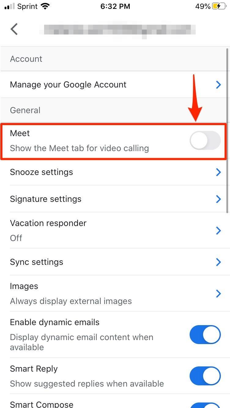 How To Get Rid Of The Google Meet Function In The Gmail Mobile App And Remove The Video Chat Icon From Your Inbox Business Insider India