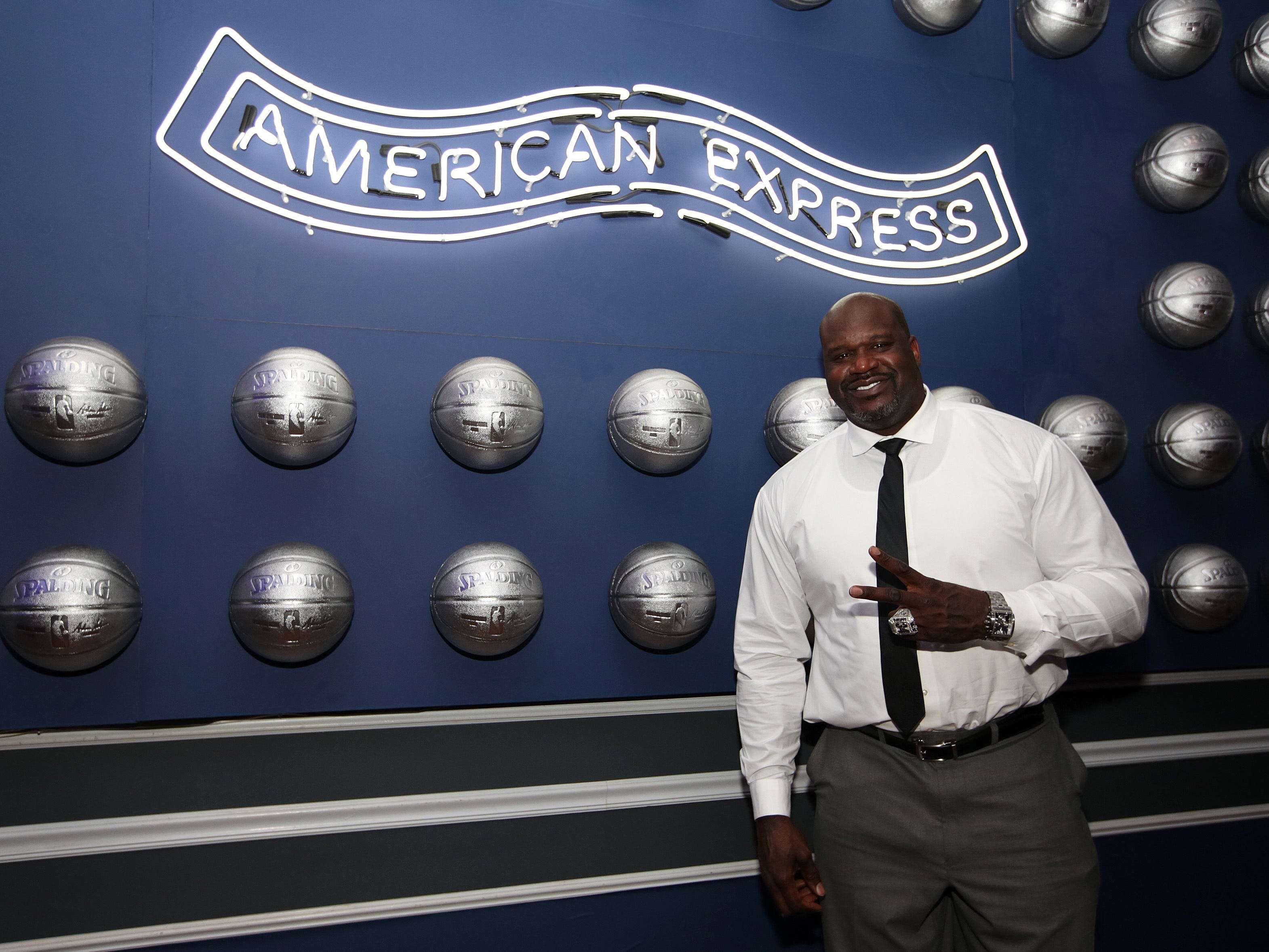 Shaquille O'Neal on partnering with American Express to announce a 10