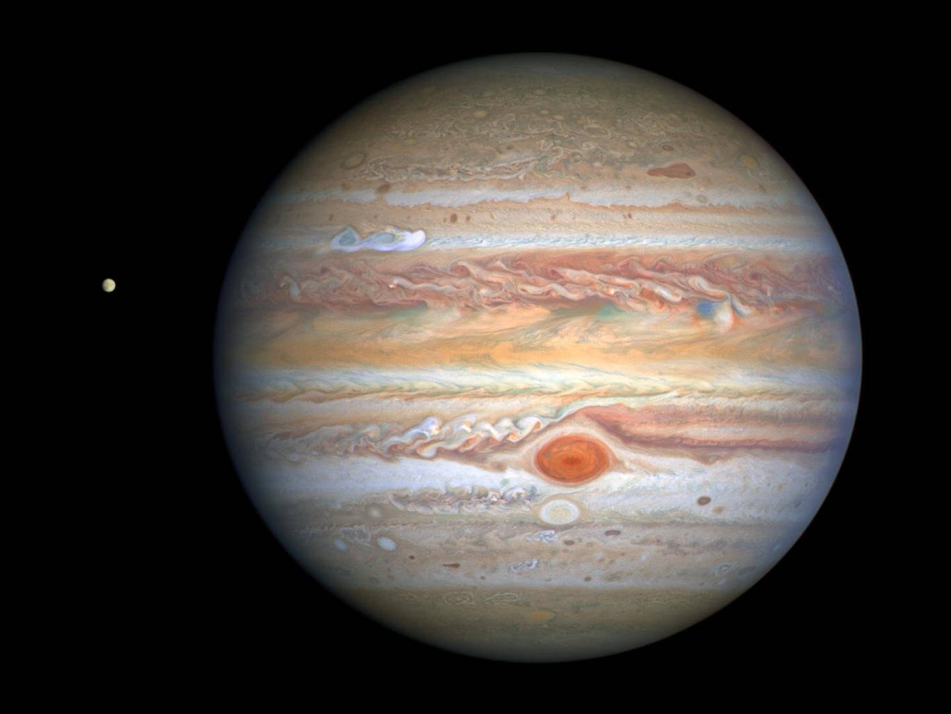 Jupiter's Red Spot Junior is ready to change colors — turning brick-red ...