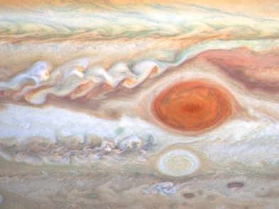 Jupiter's Red Spot Junior is ready to change colors — turning brick-red ...