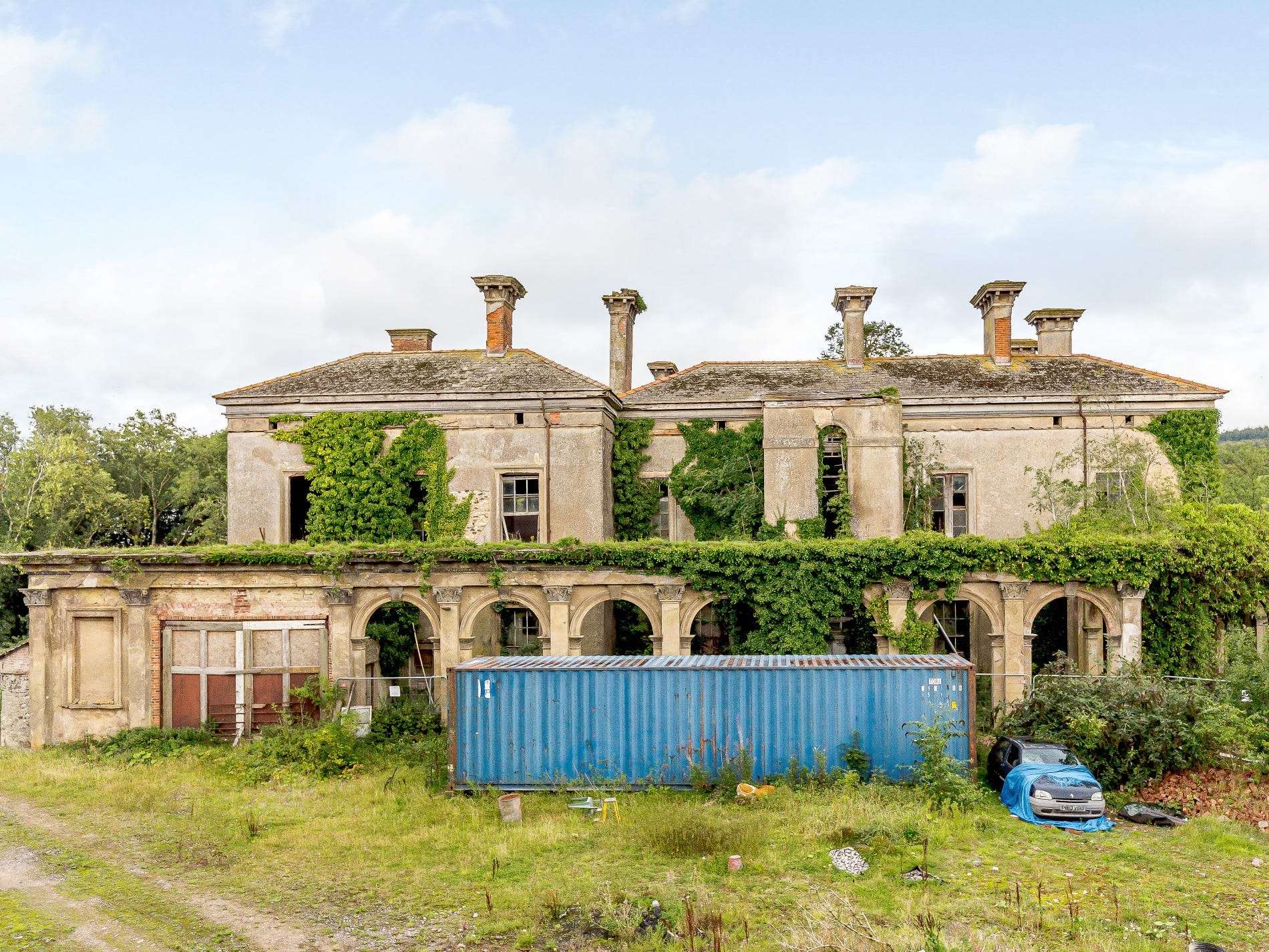 An abandoned 16,000squarefoot mansion in the English