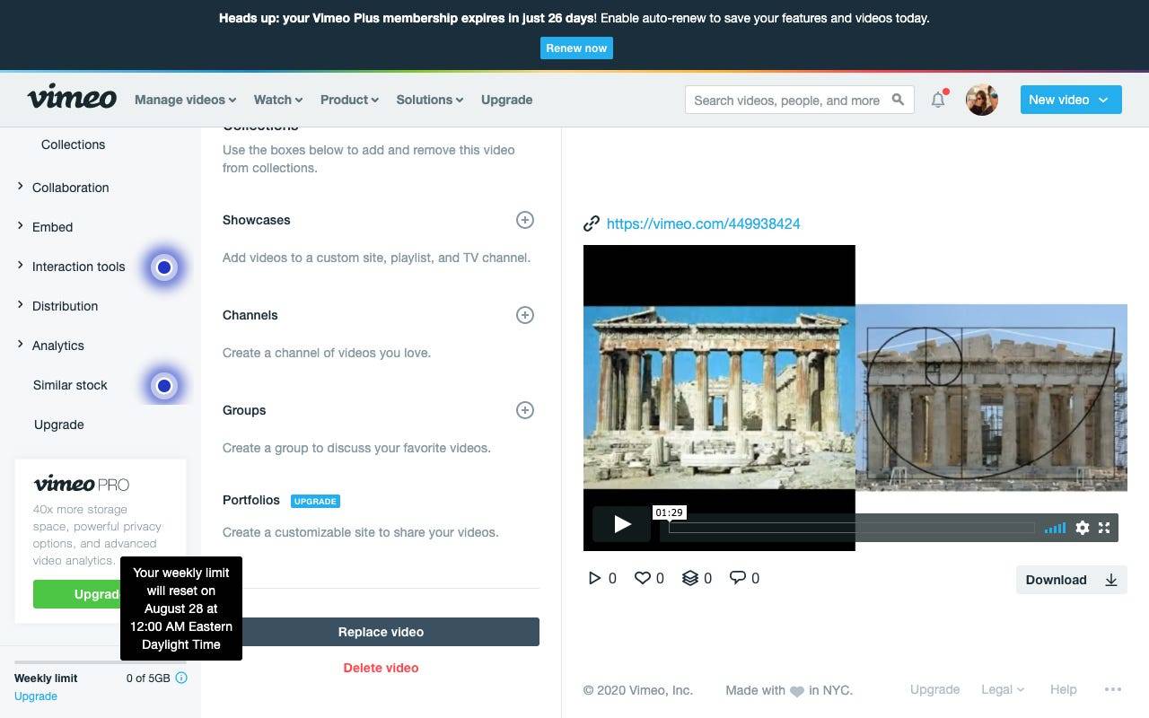 What Is Vimeo? A Guide To The Tiers And Features On The Video-sharing ...