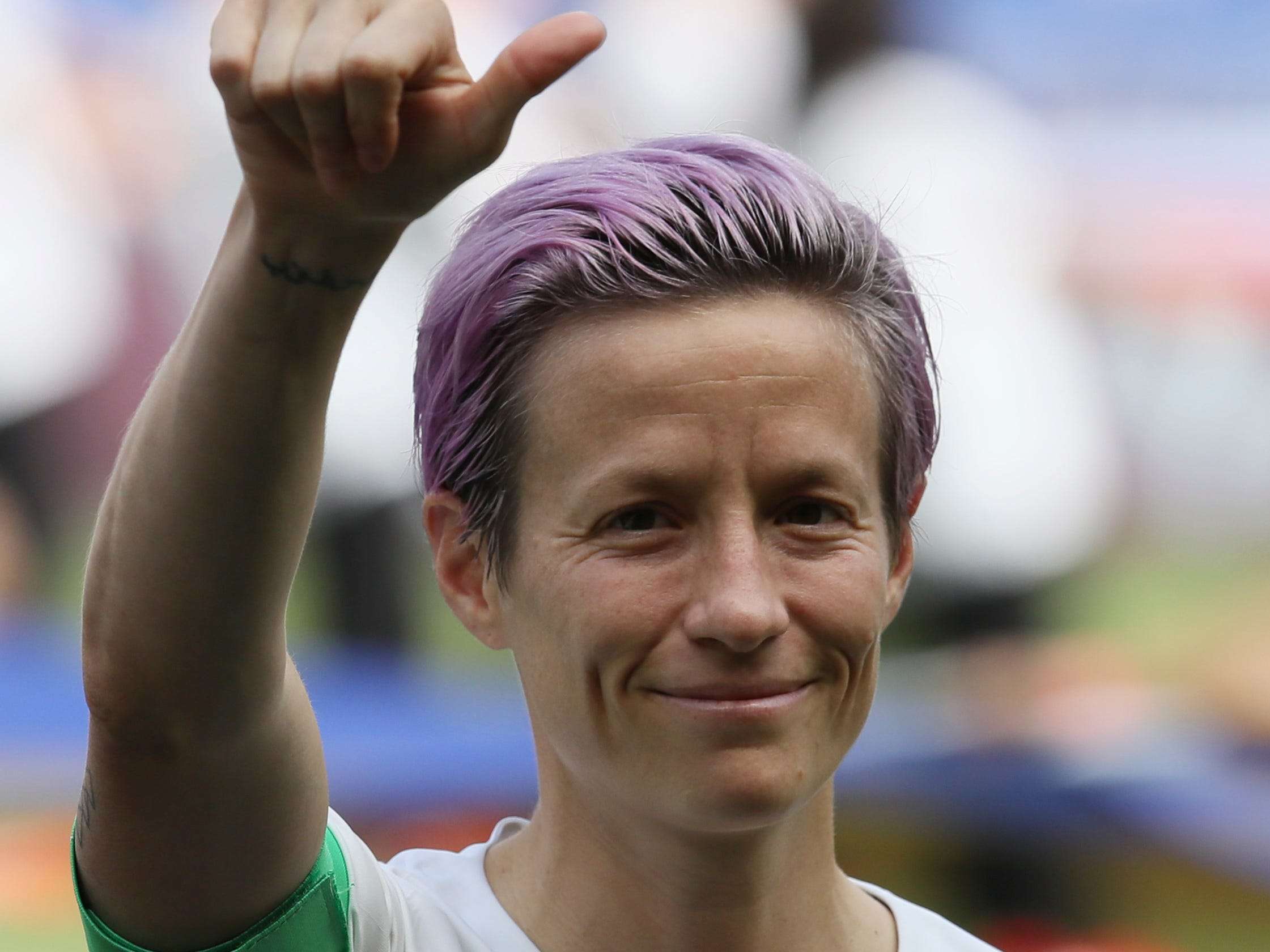 Megan Rapinoe sent a message of support to an Alabama soccer player who ...