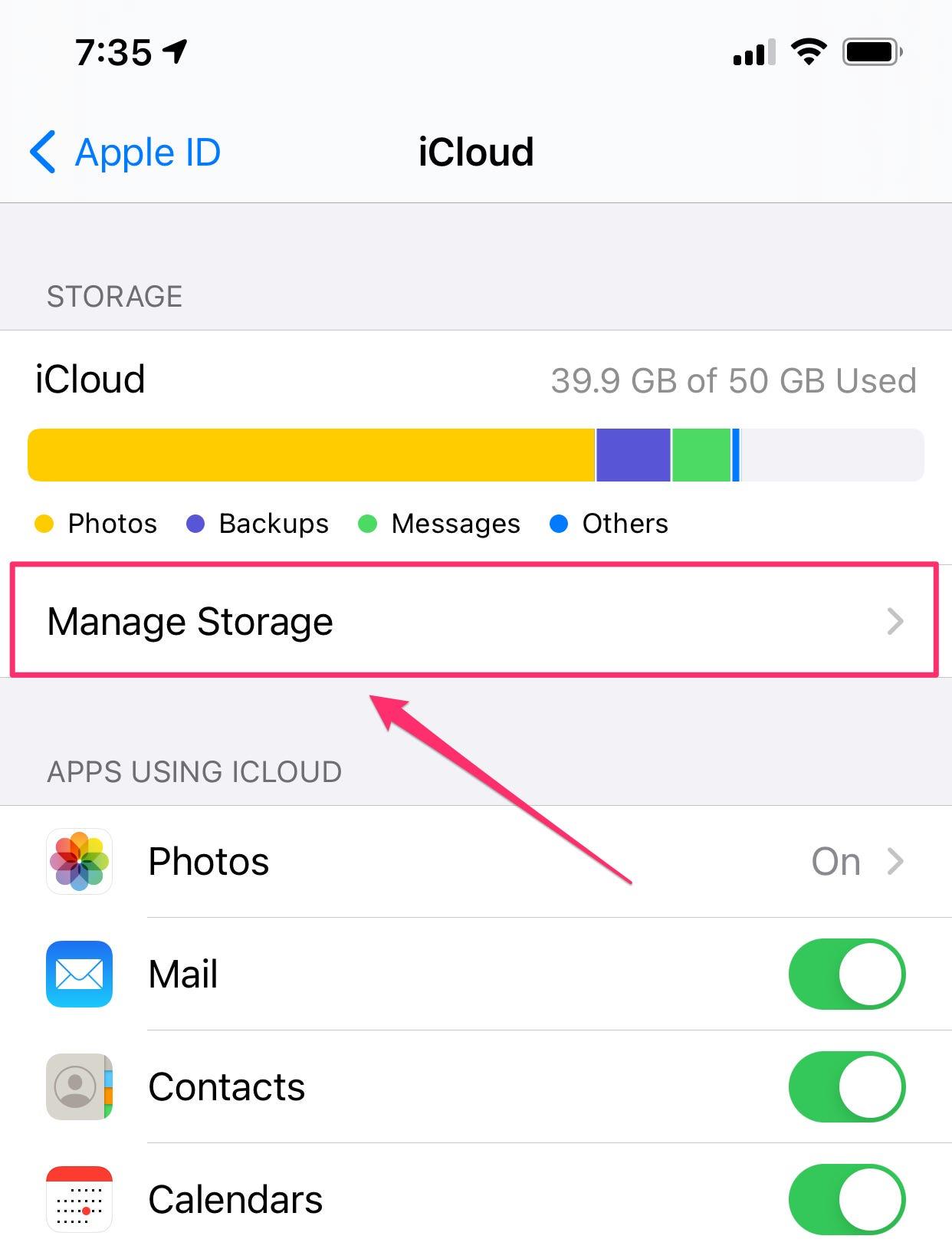 icloud app delete