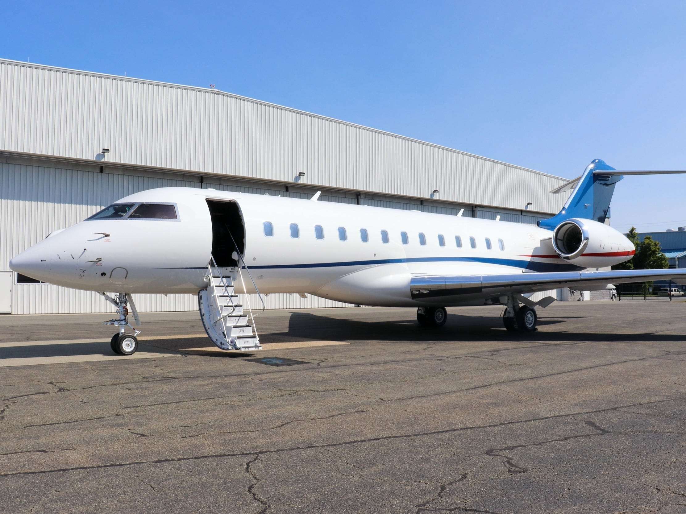 This brandnew 56 million Bombardier Global 6500 private jet can fly