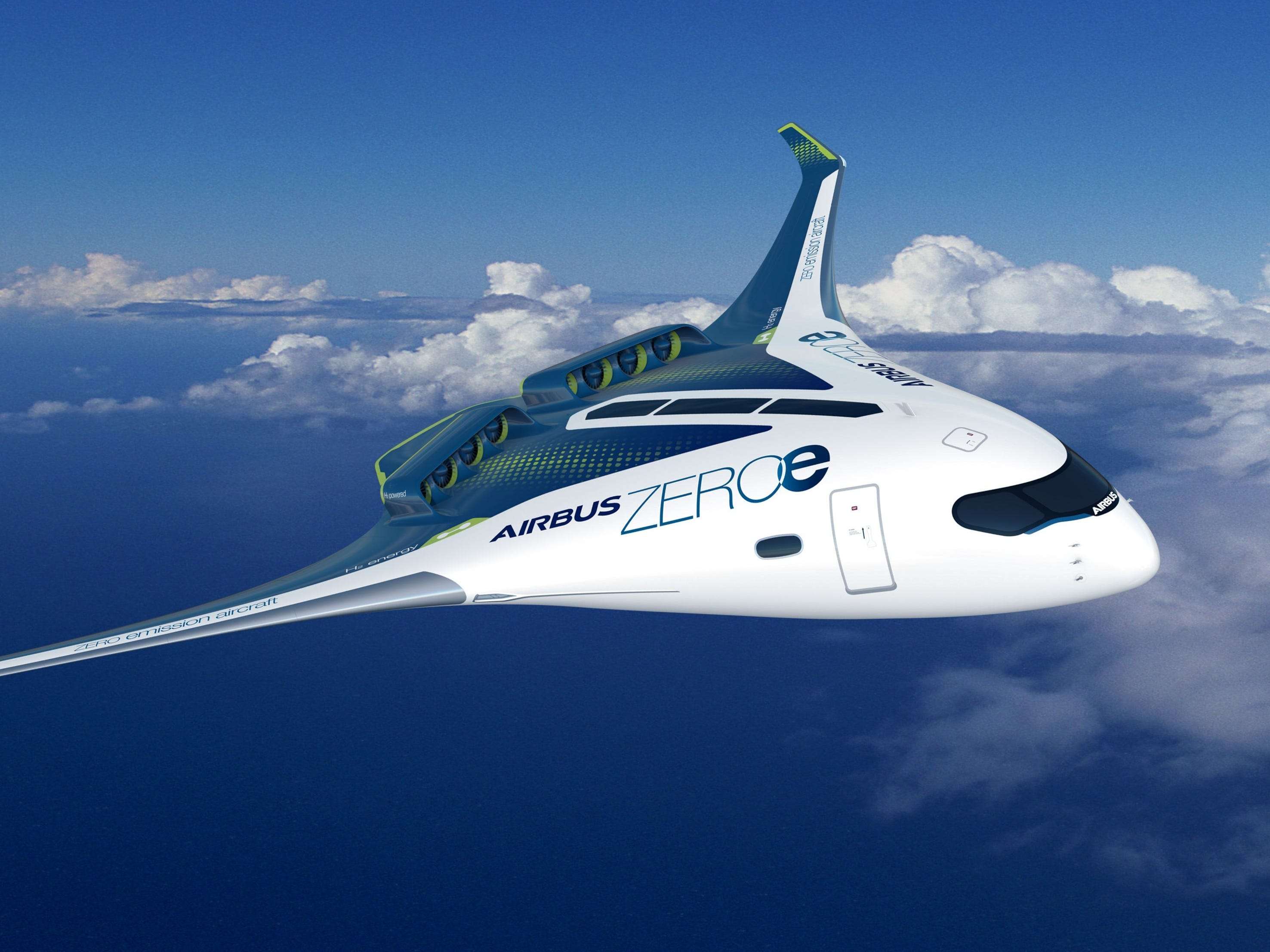 Airbus' new zeroemission concepts reveal the direction of the aviation