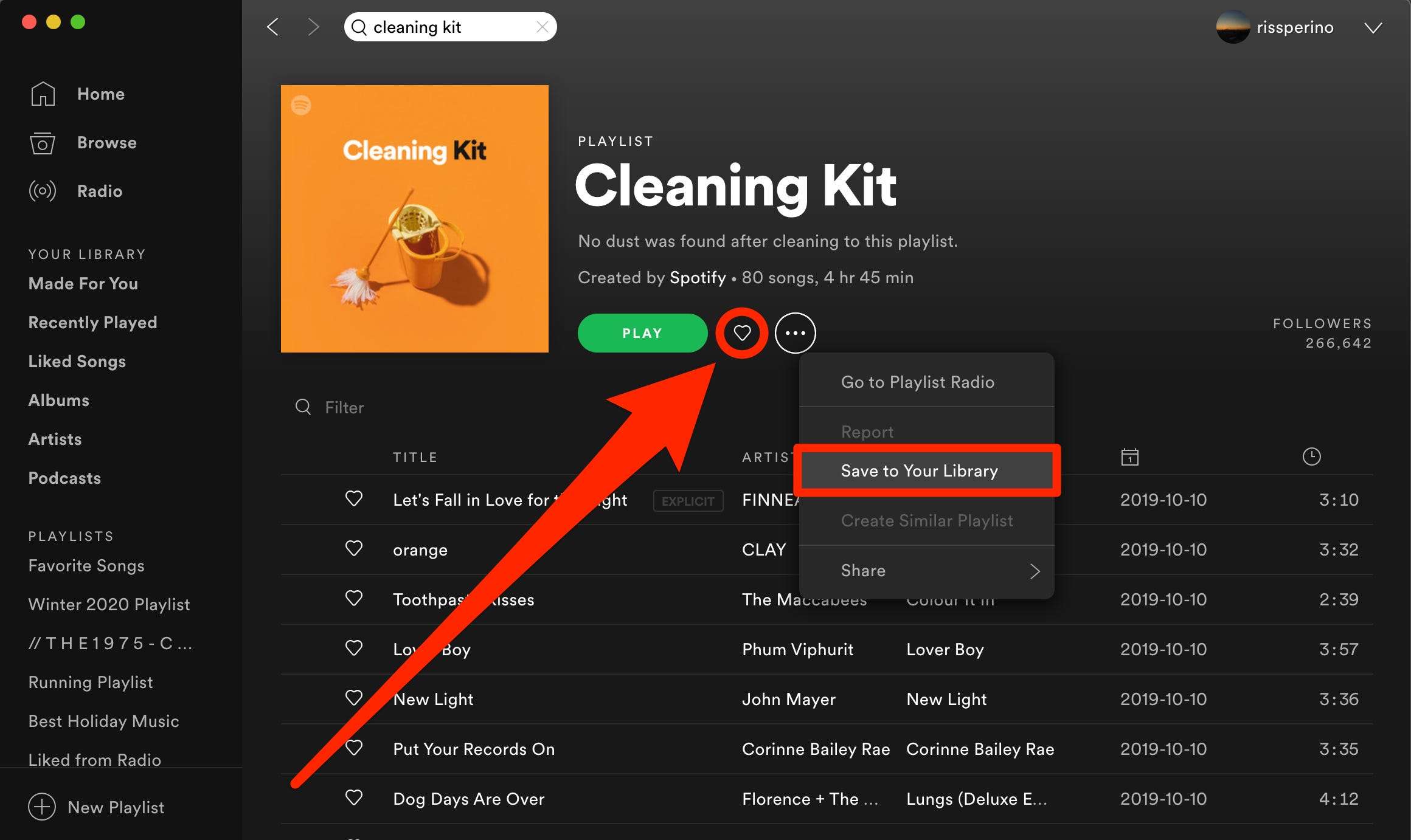 how to see notifications on spotify