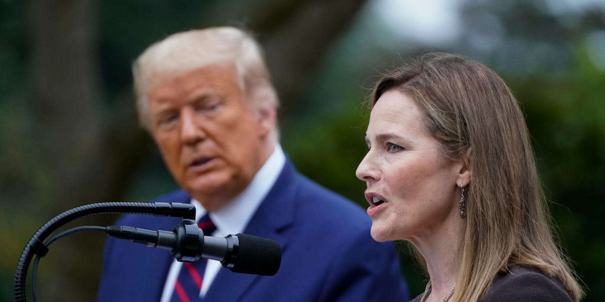 A slim majority of Americans now support confirming Amy Coney Barrett ...