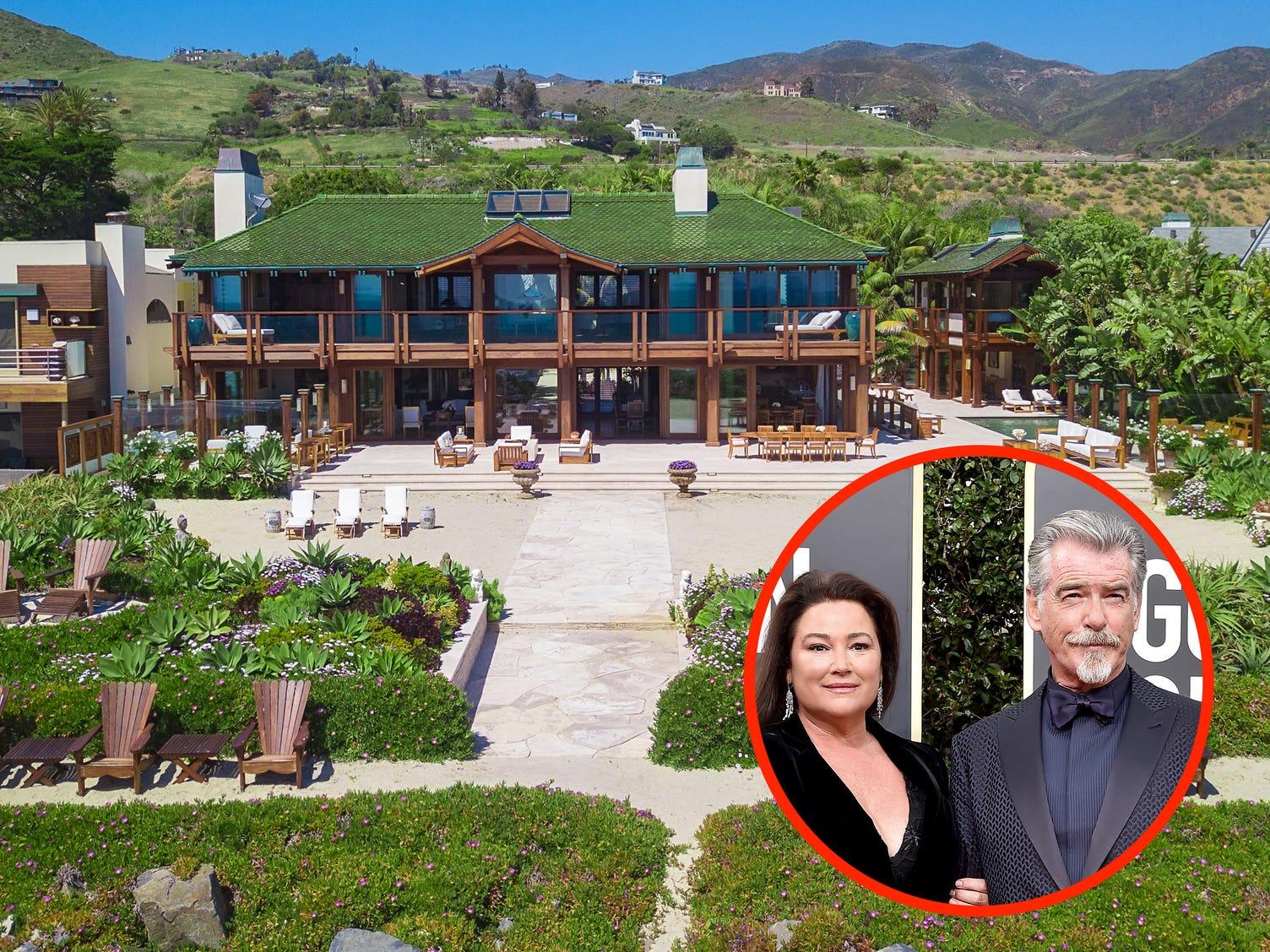 Photo Tour Of Pierce Brosnan S 100 Million Malibu Mansion