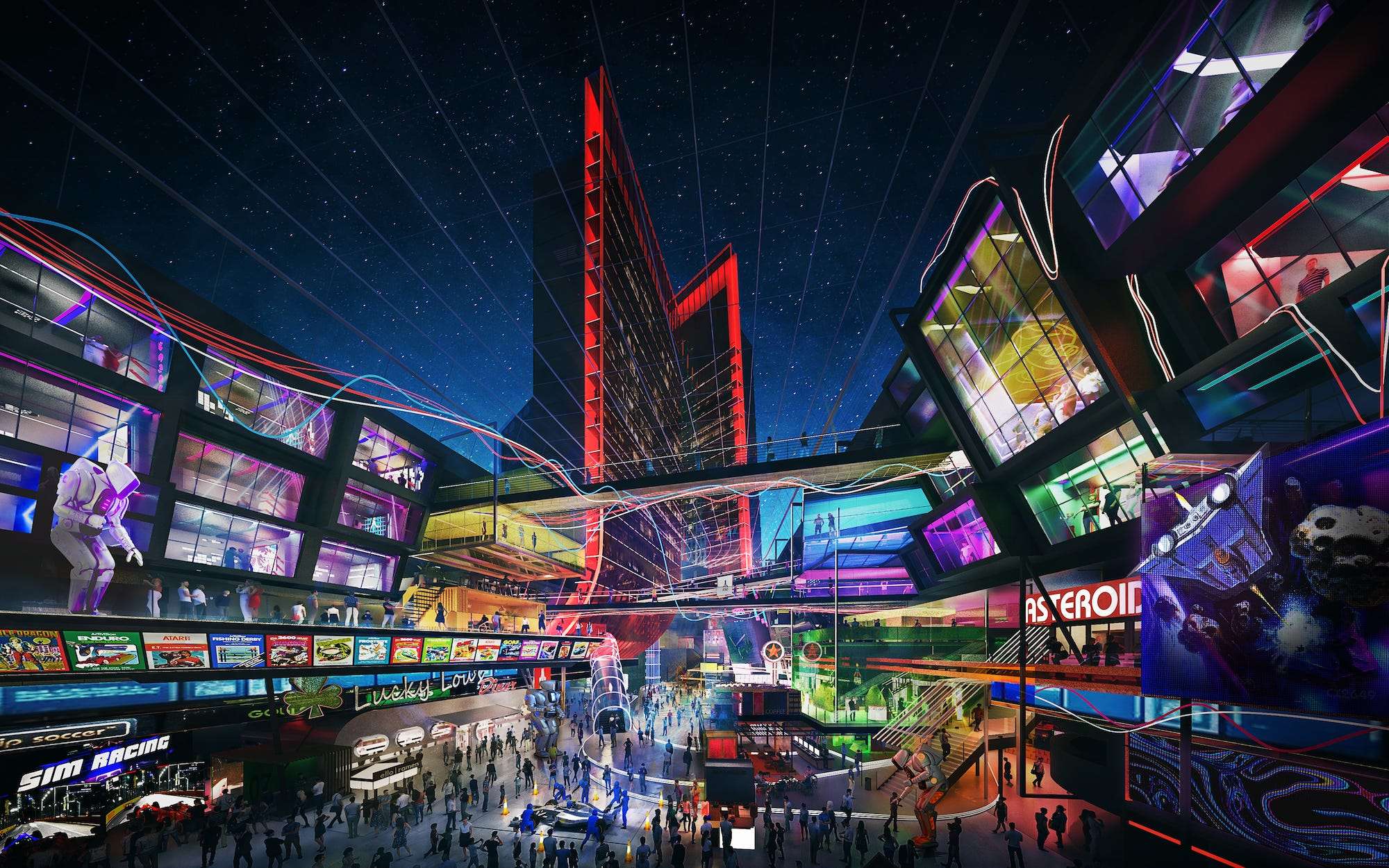 You could soon stay in a video-game themed hotel that features gaming