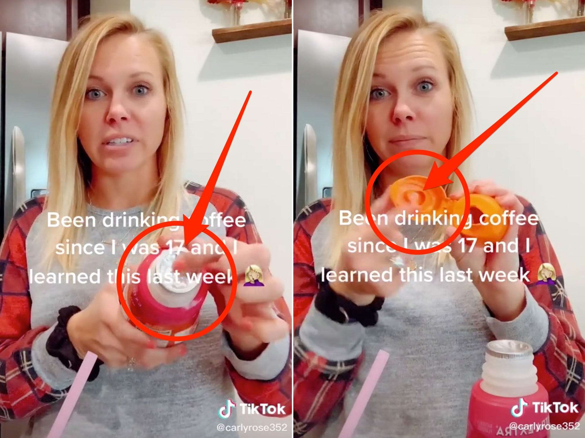 A Tiktok User Shared Her Hack For Opening A Bottle Of Coffee Creamer Insider