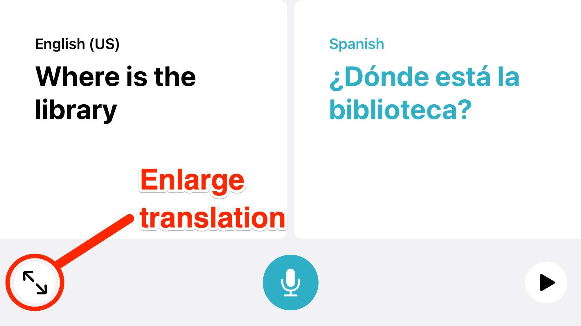 google voice translation app
