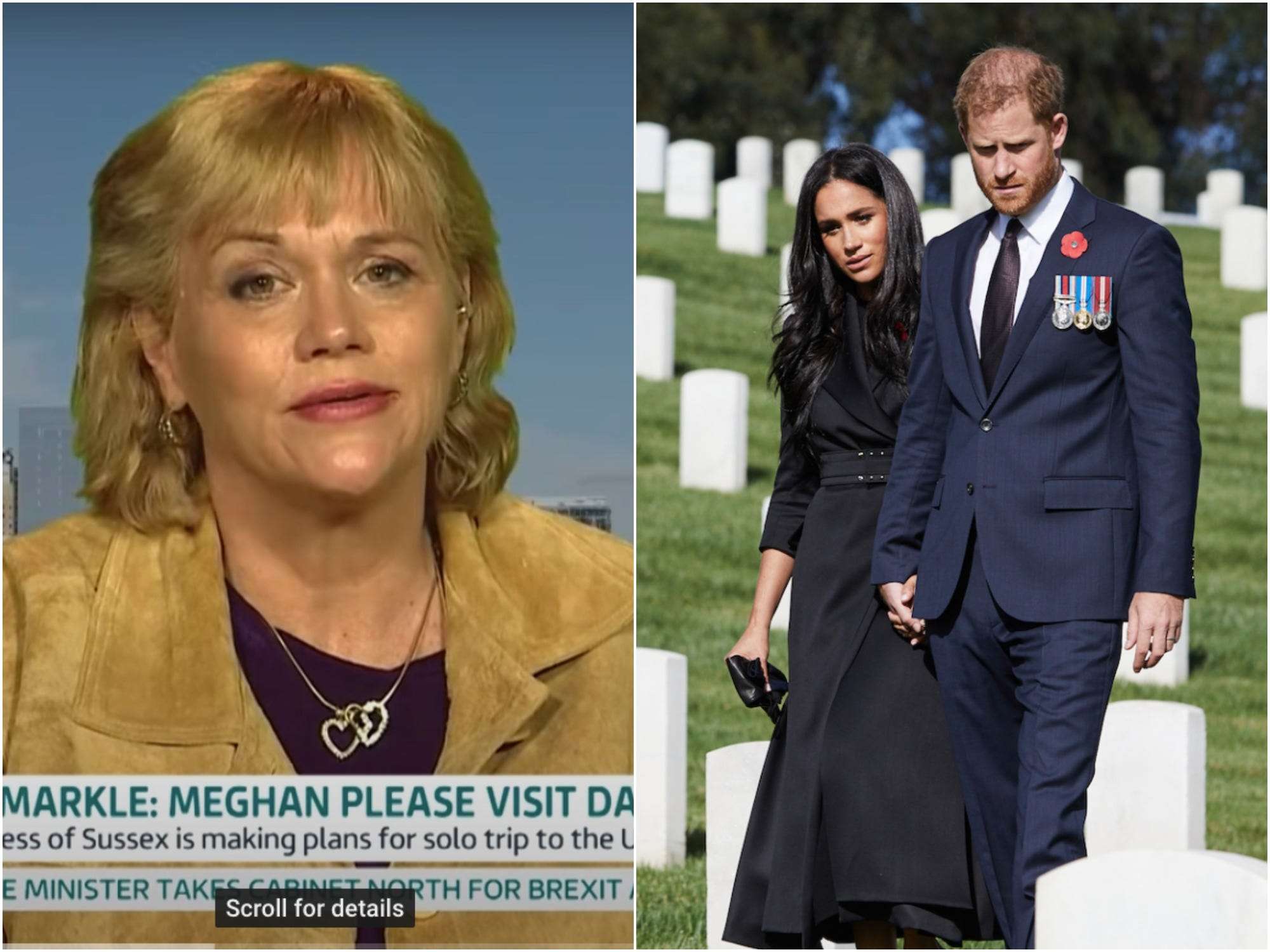 Meghan Markles Half Sister Samantha Markle Says The Duchess Remembrance Tribute Was An 