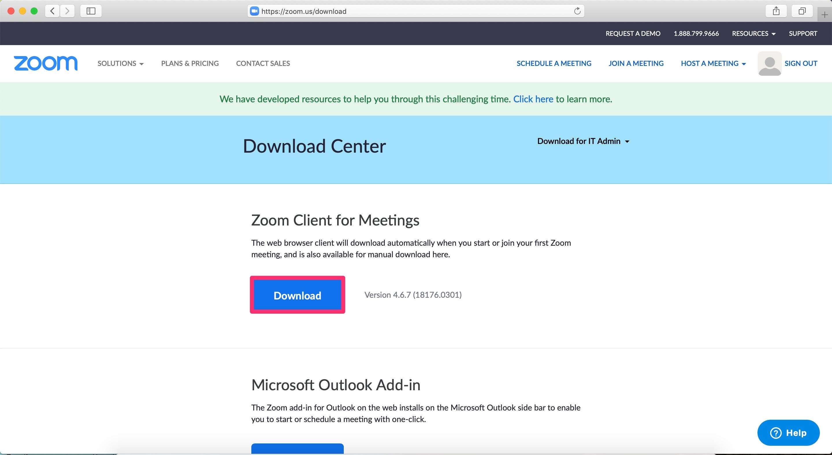 zoom client for meetings download