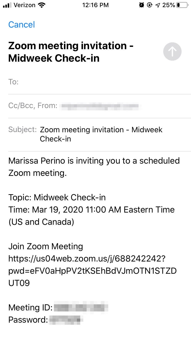 how to get someones zoom meeting id