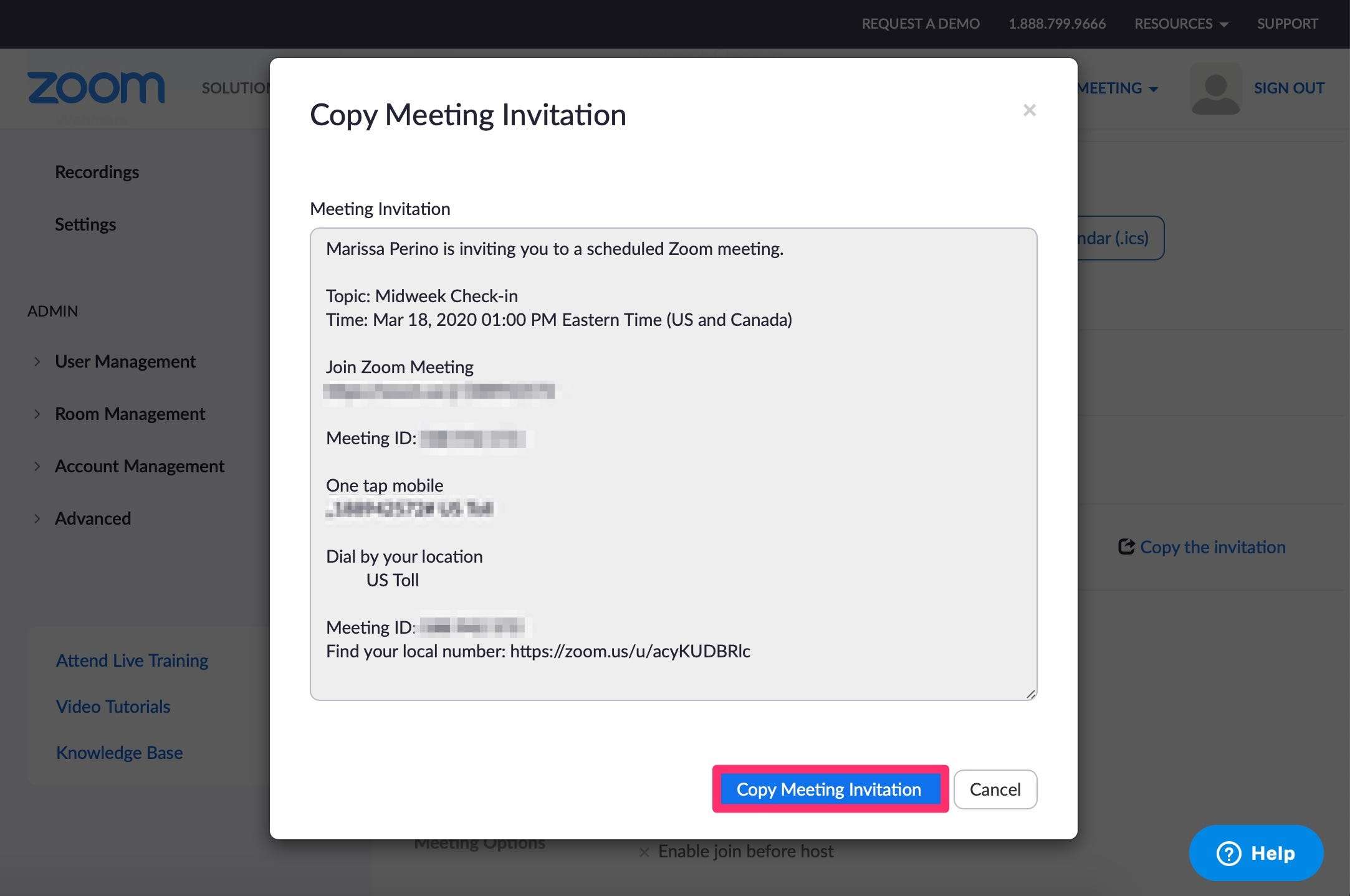How to send a Zoom invite in 4 different ways, to set up group meetings