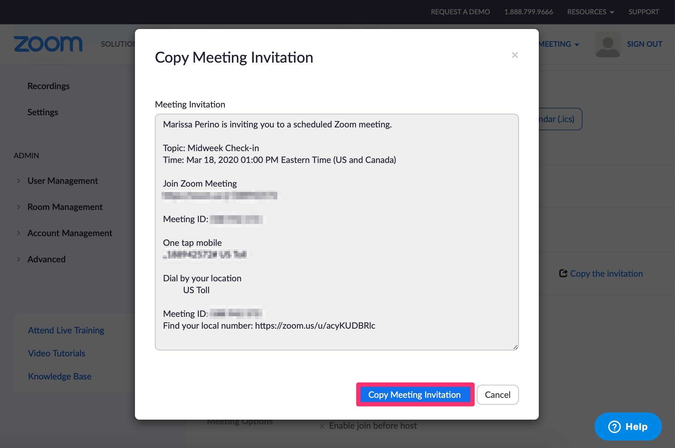 How To Send A Zoom Calendar Invite Elsey Idalina