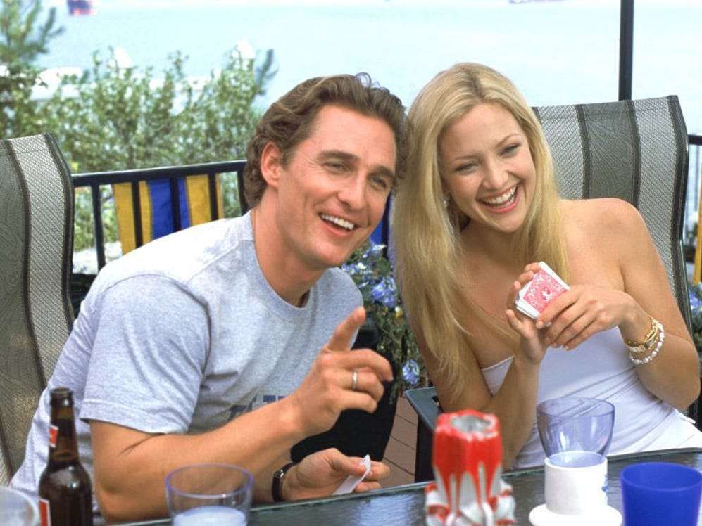 Matthew McConaughey responds after Kate Hudson revealed that kissing