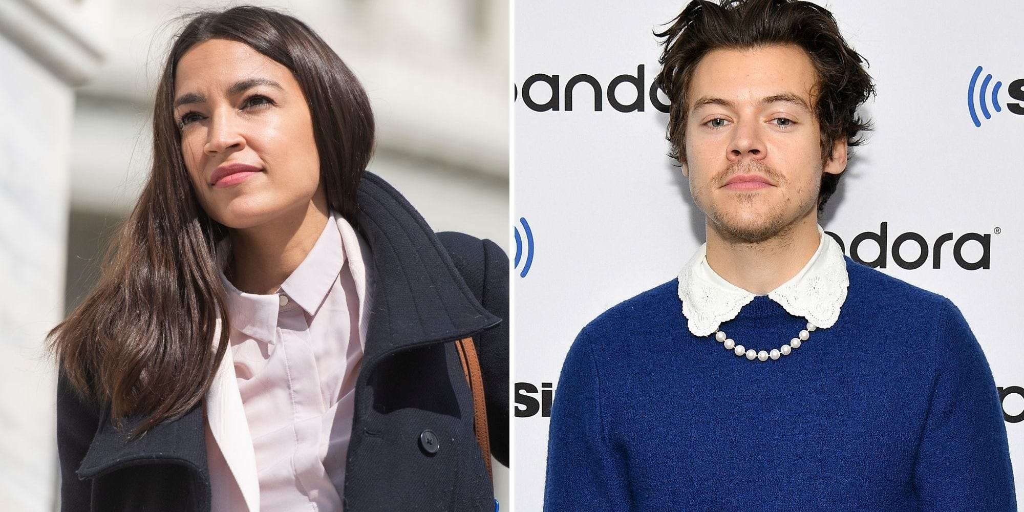 Alexandria Ocasio Cortez Defends Harry Styles Vogue Cover