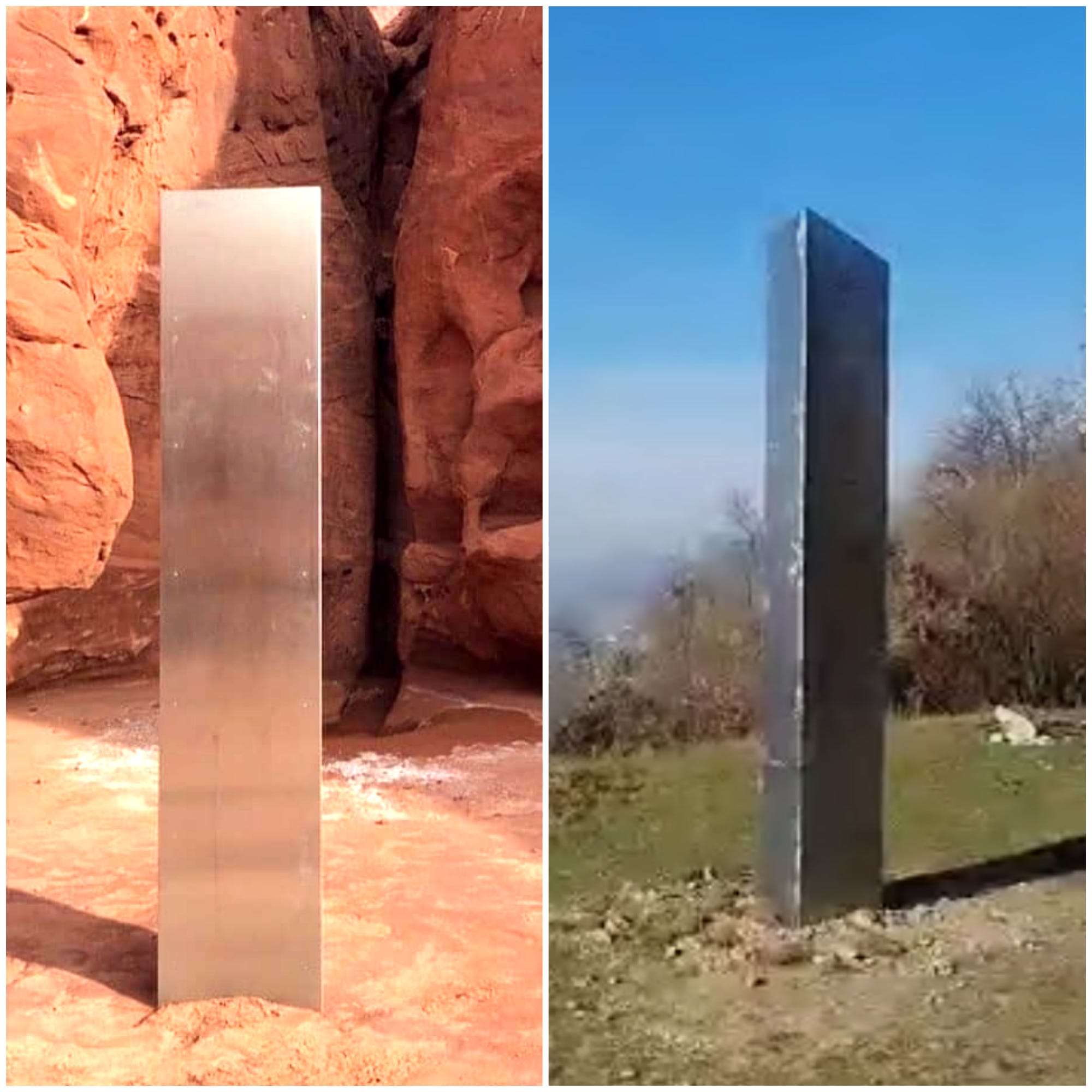 A second metal monolith that popped up in Romania 4 days