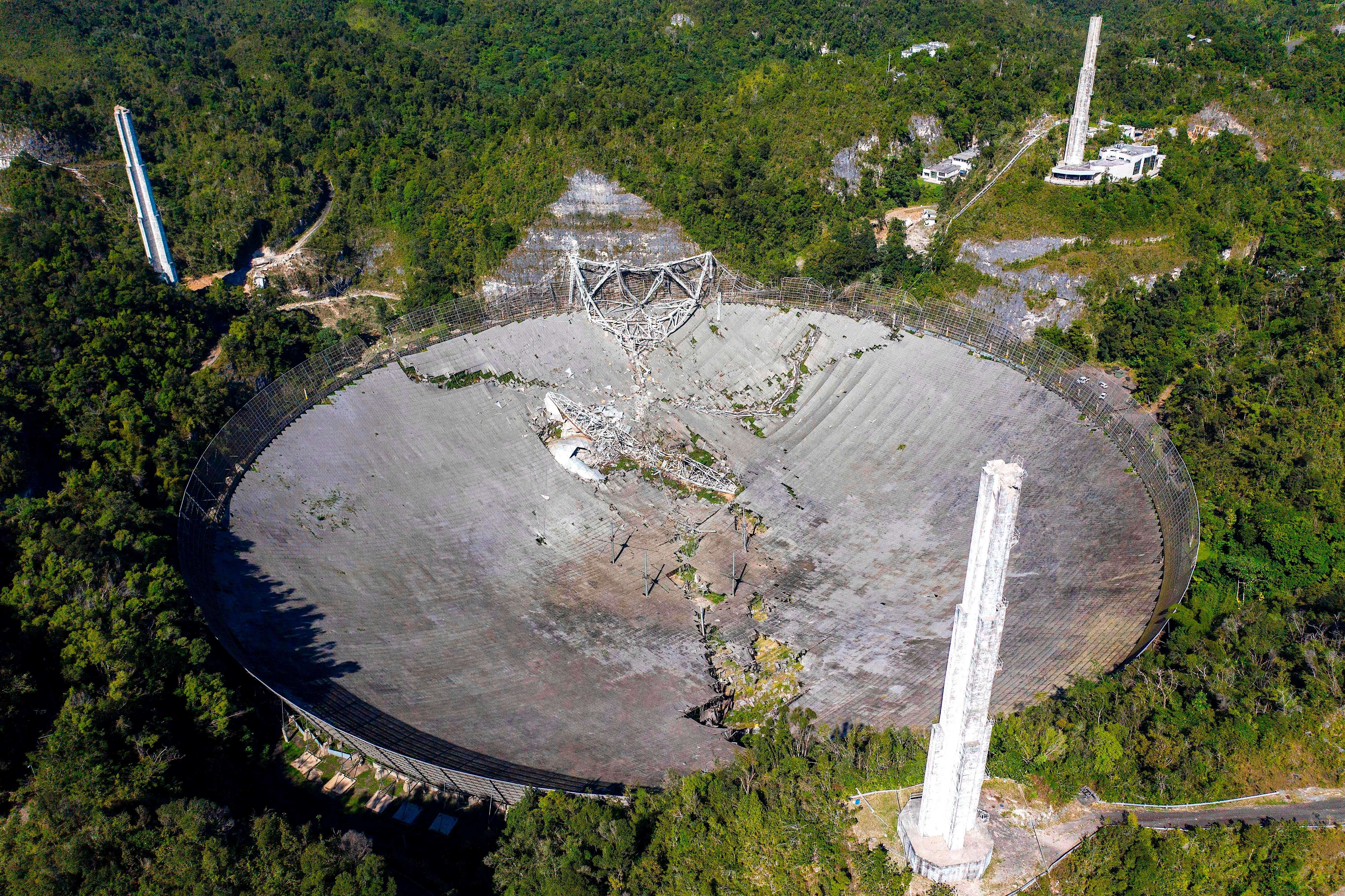 A Video Shows The 'violent' Collapse Of The Iconic Arecibo Telescope ...