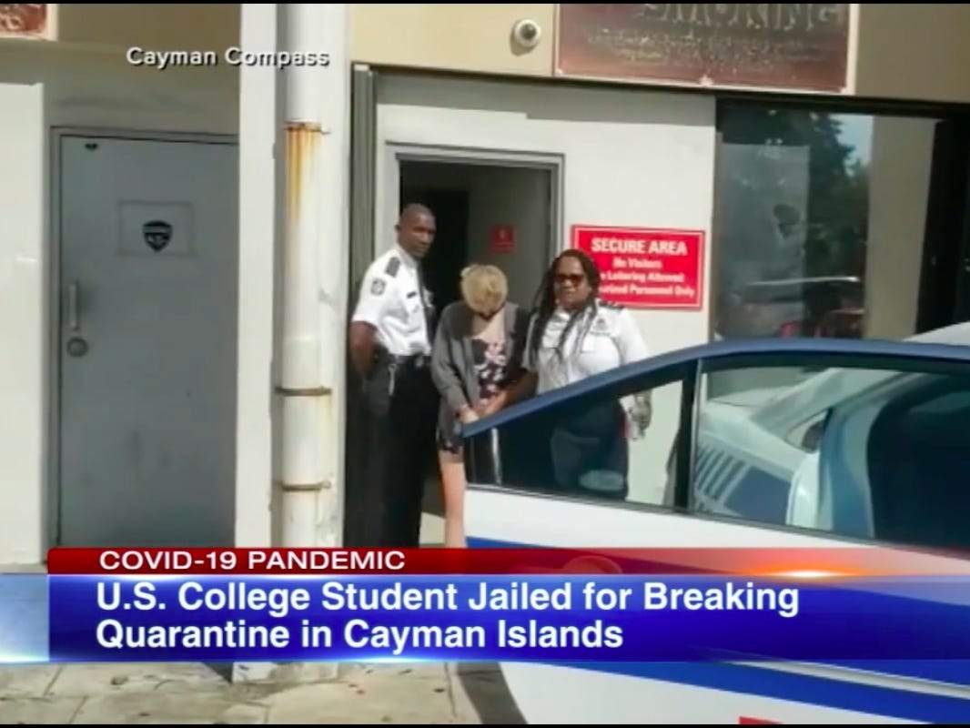A Us Teen Jailed In Cayman Islands Receives Reduced 2 Months Sentence