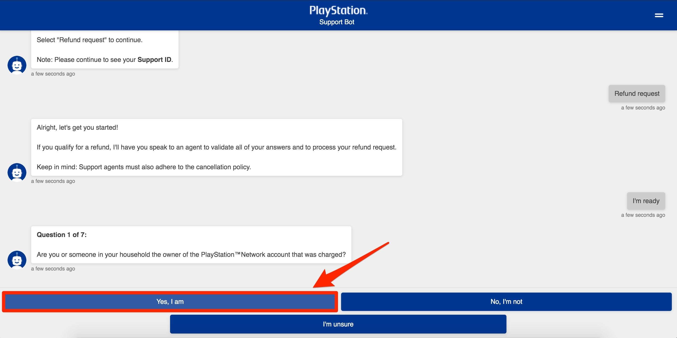 playstation now refund