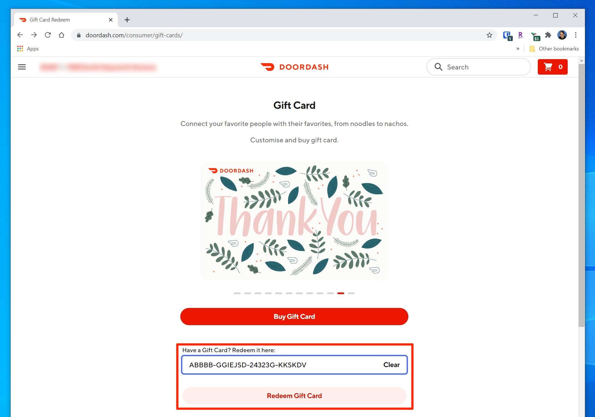 Yes You Can Use Gift Cards On DoorDash s Delivery App Here s How 