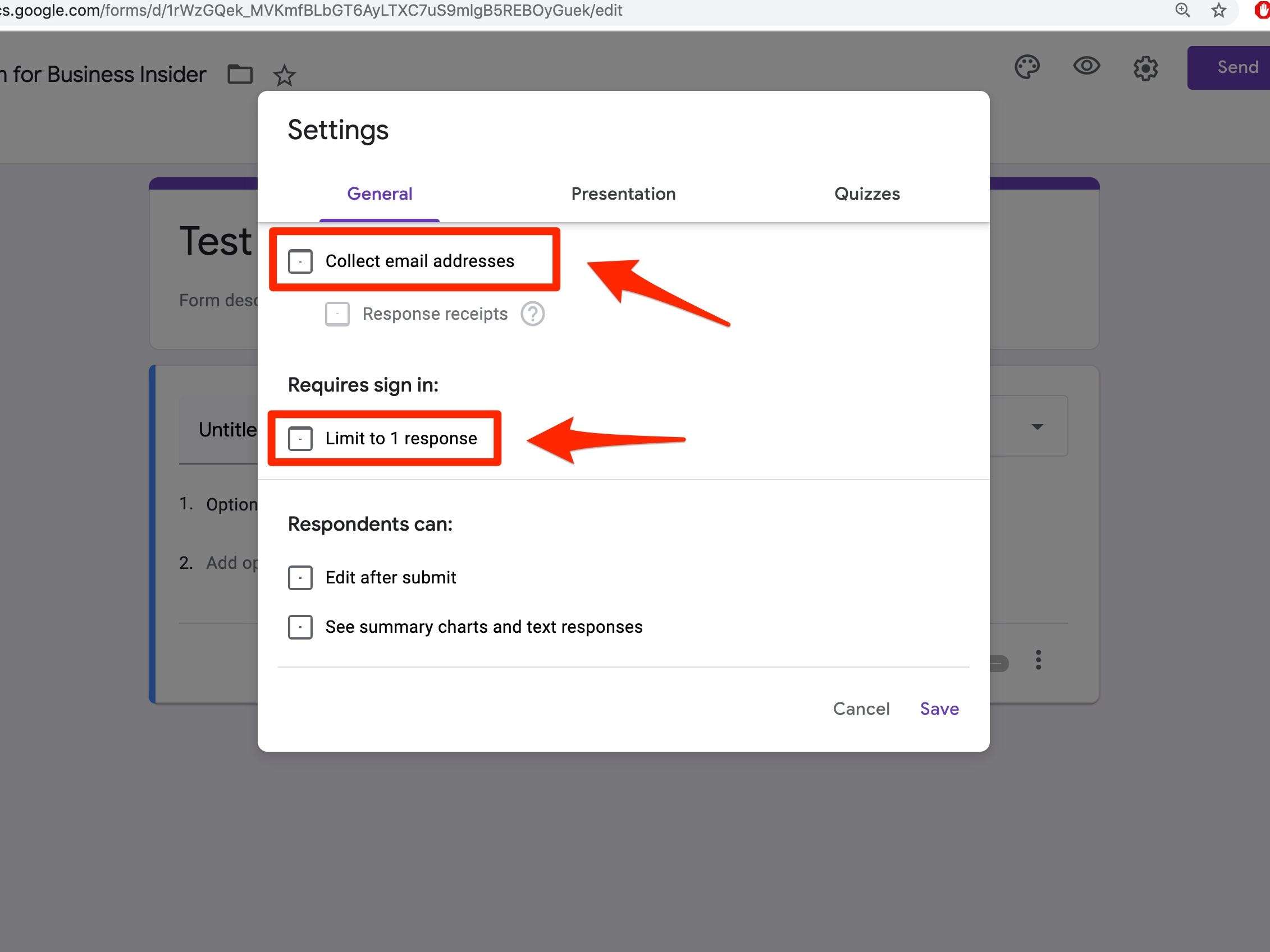 Are Google Forms anonymous? Here's how to enable anonymous responses ...