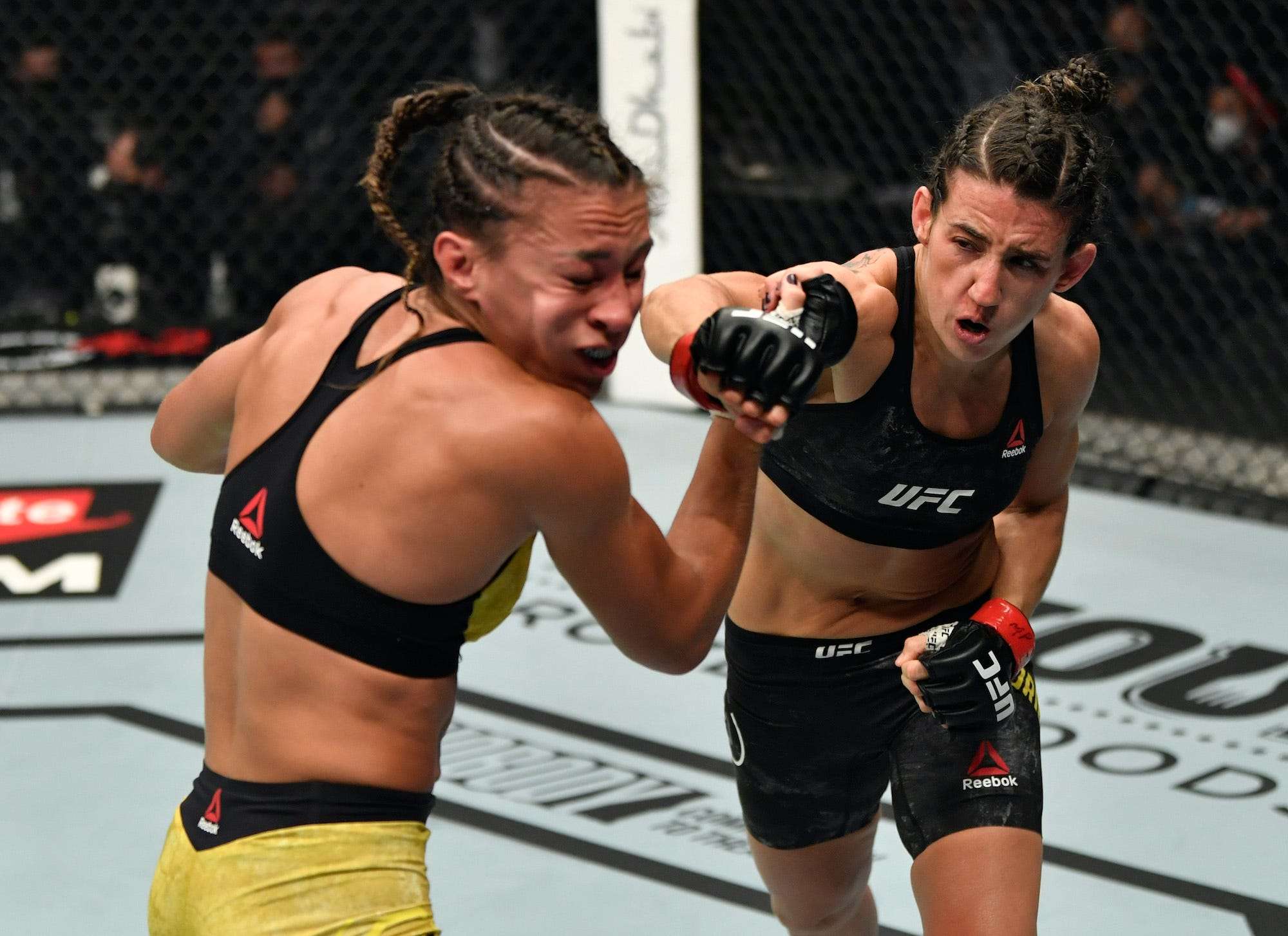 MMA fan favorite Amanda Ribas appeared to be knocked out twice in upset