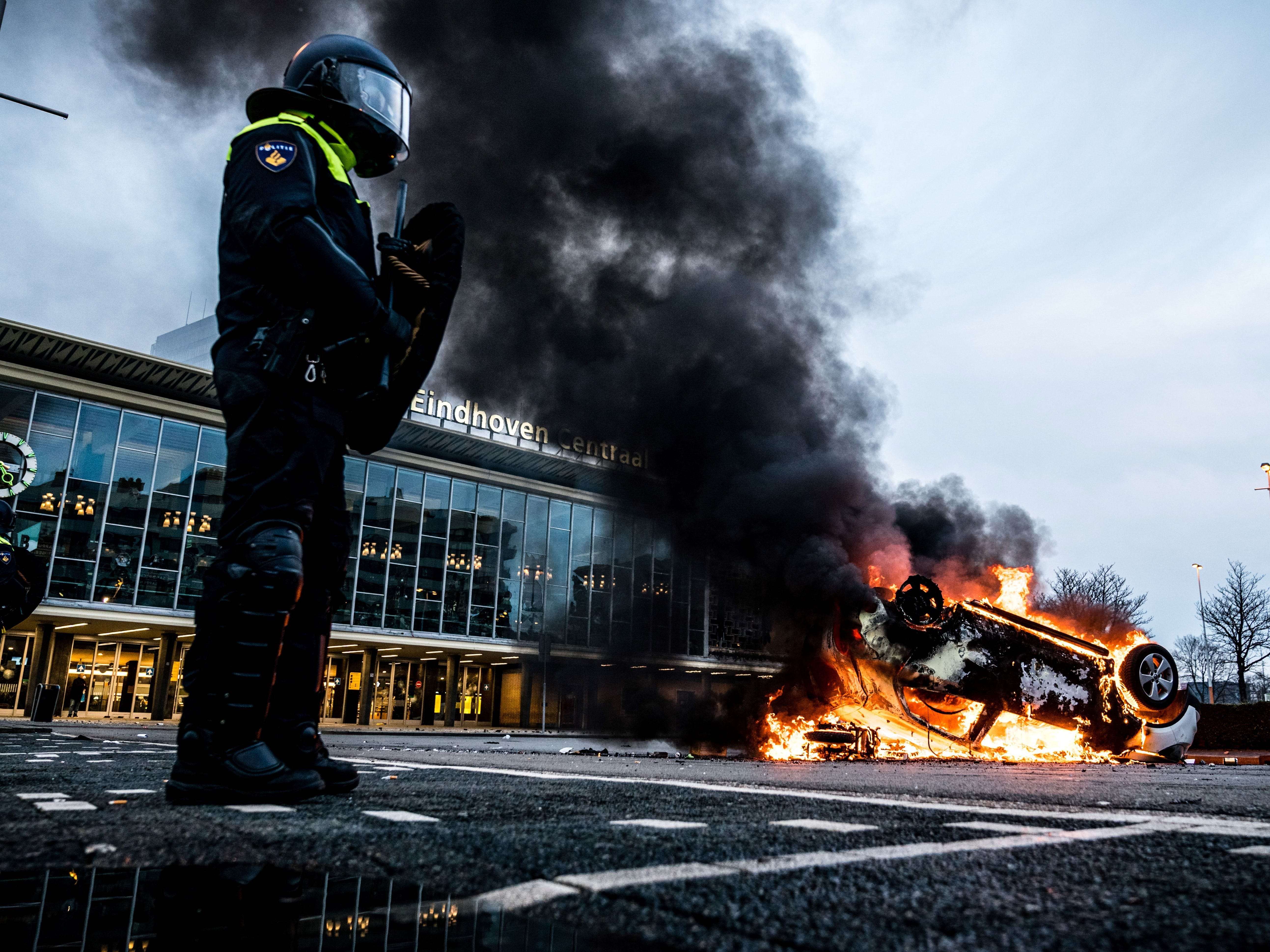 Riots broke out across the Netherlands over its COVID-19 ...