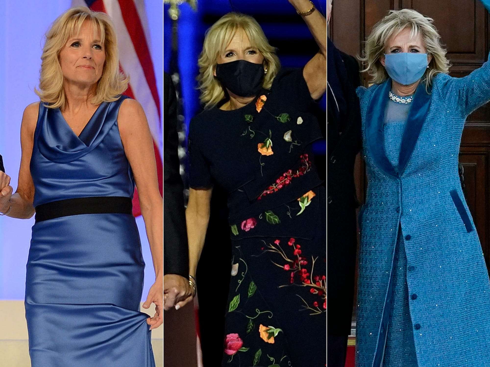 jill bidens outfit on new years eve