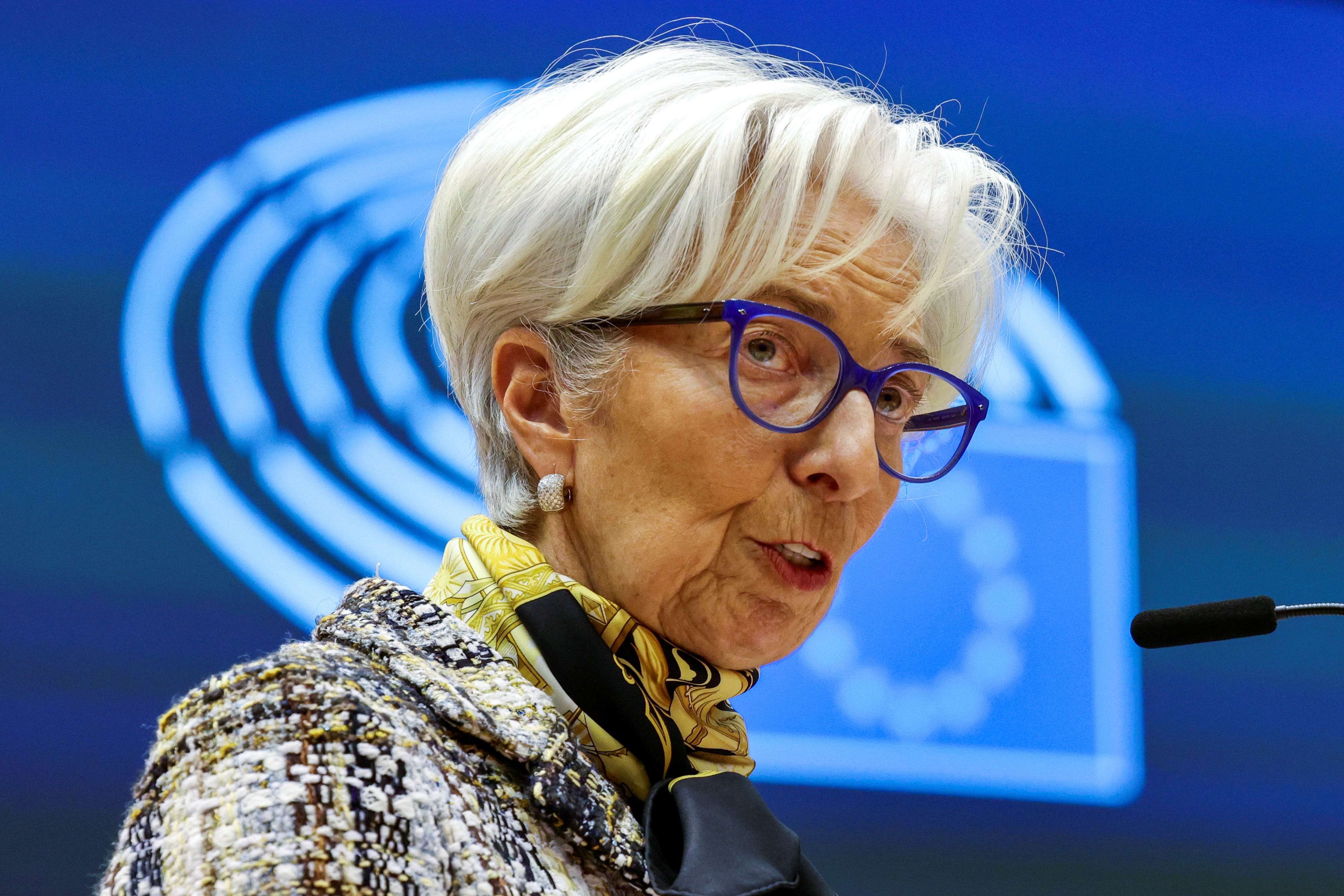 ECB President Christine Lagarde Says It's 'very Unlikely' That Central ...