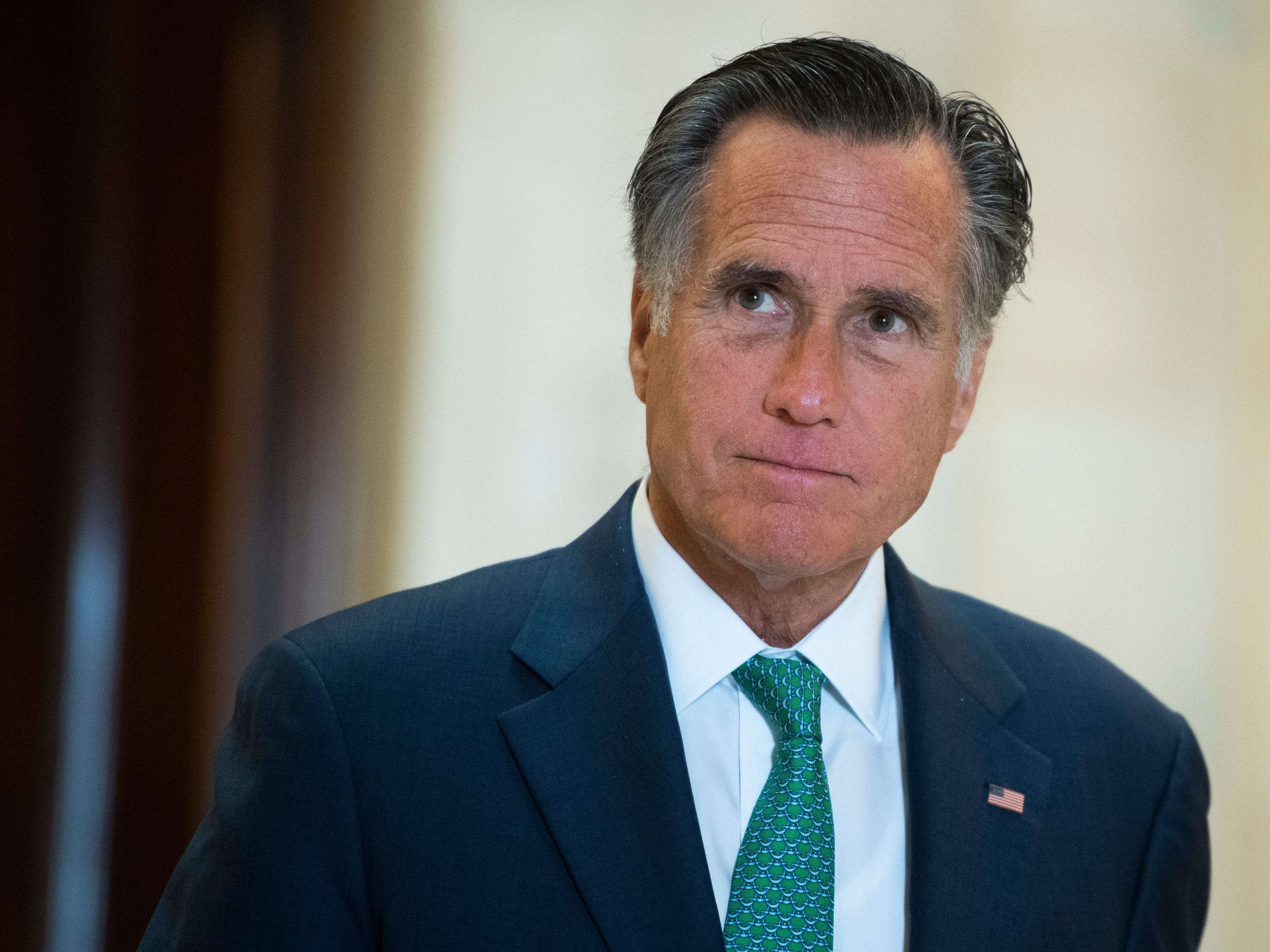 Sen. Mitt Romney says he thanked Officer Eugene Goodman after new video showed him leading the ...