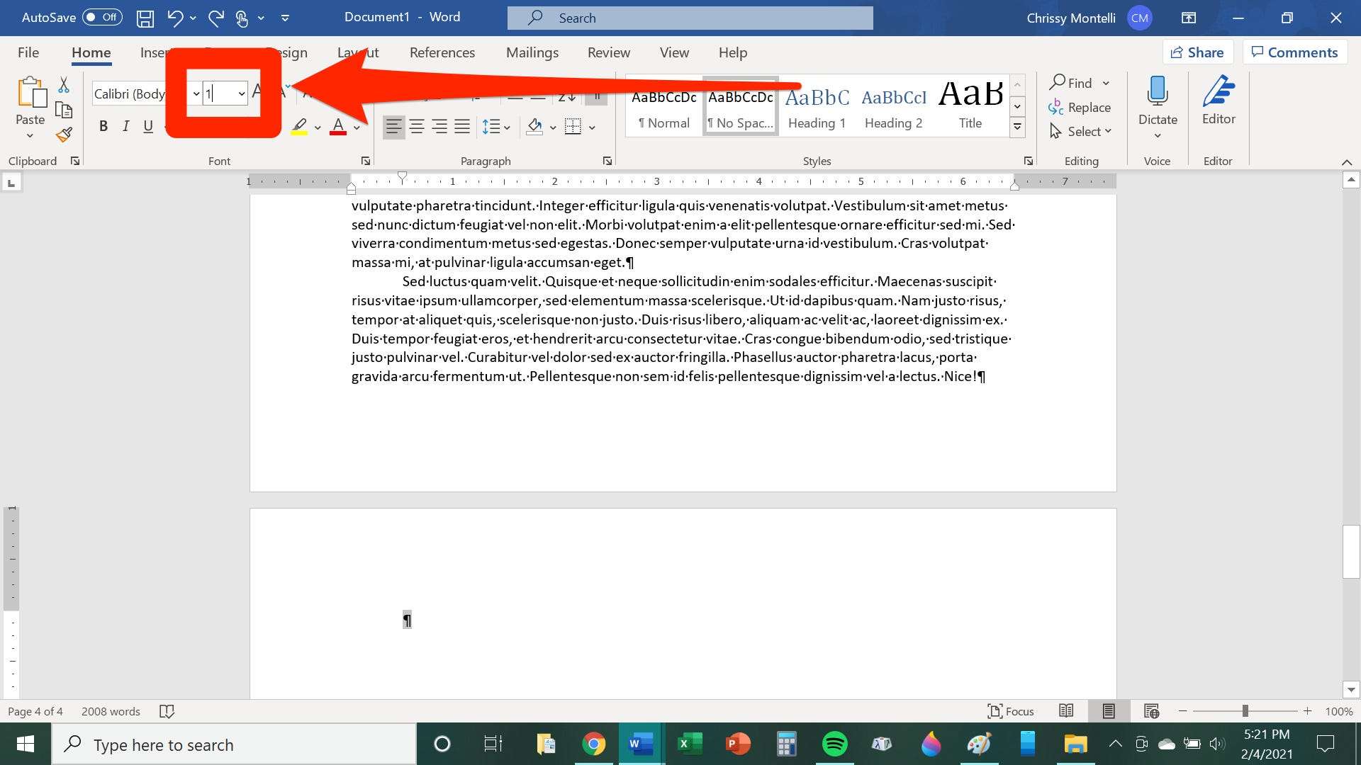 How to delete a page in Microsoft Word, even if you can't