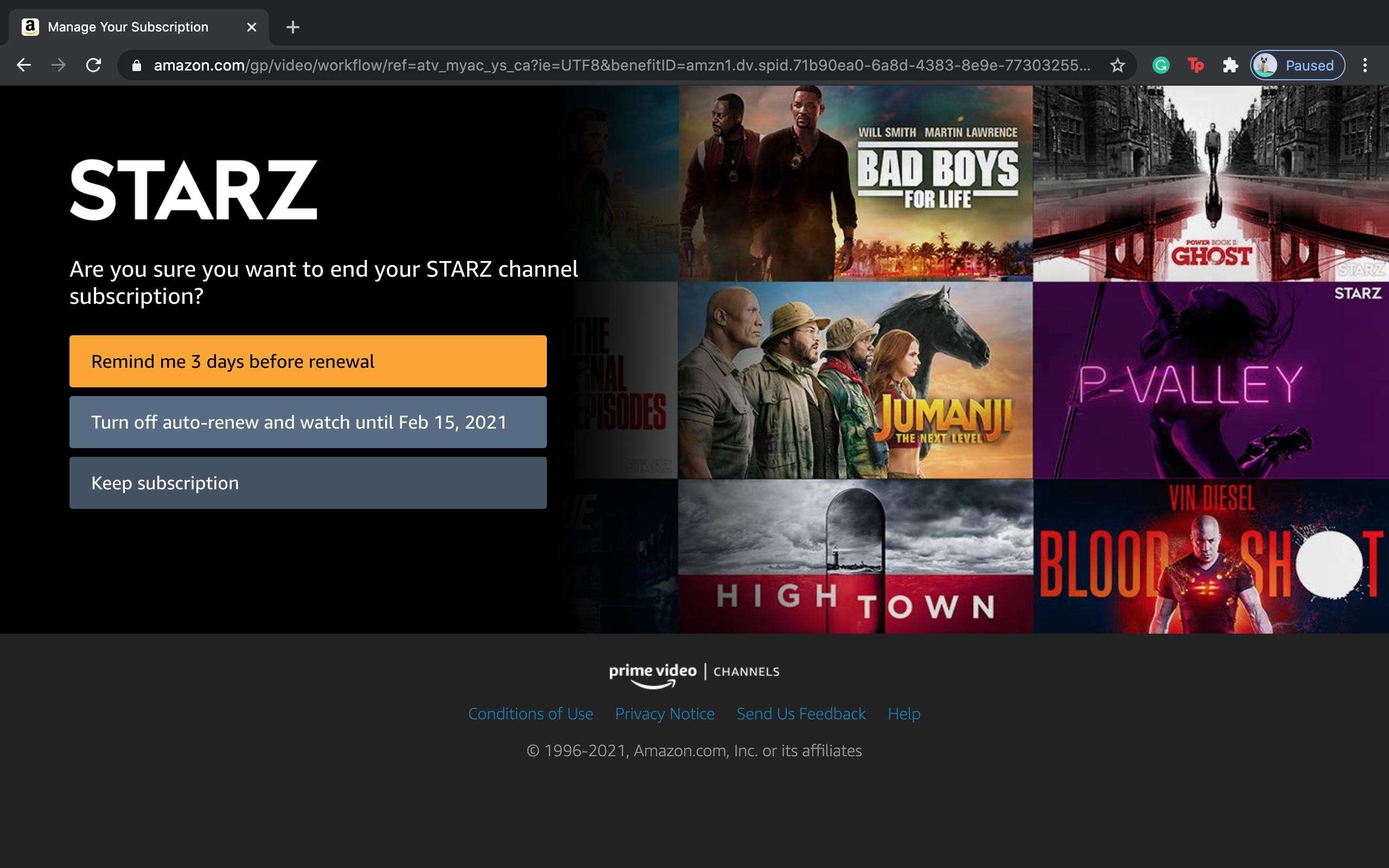 How to cancel a Starz subscription on Amazon when you no longer need ...