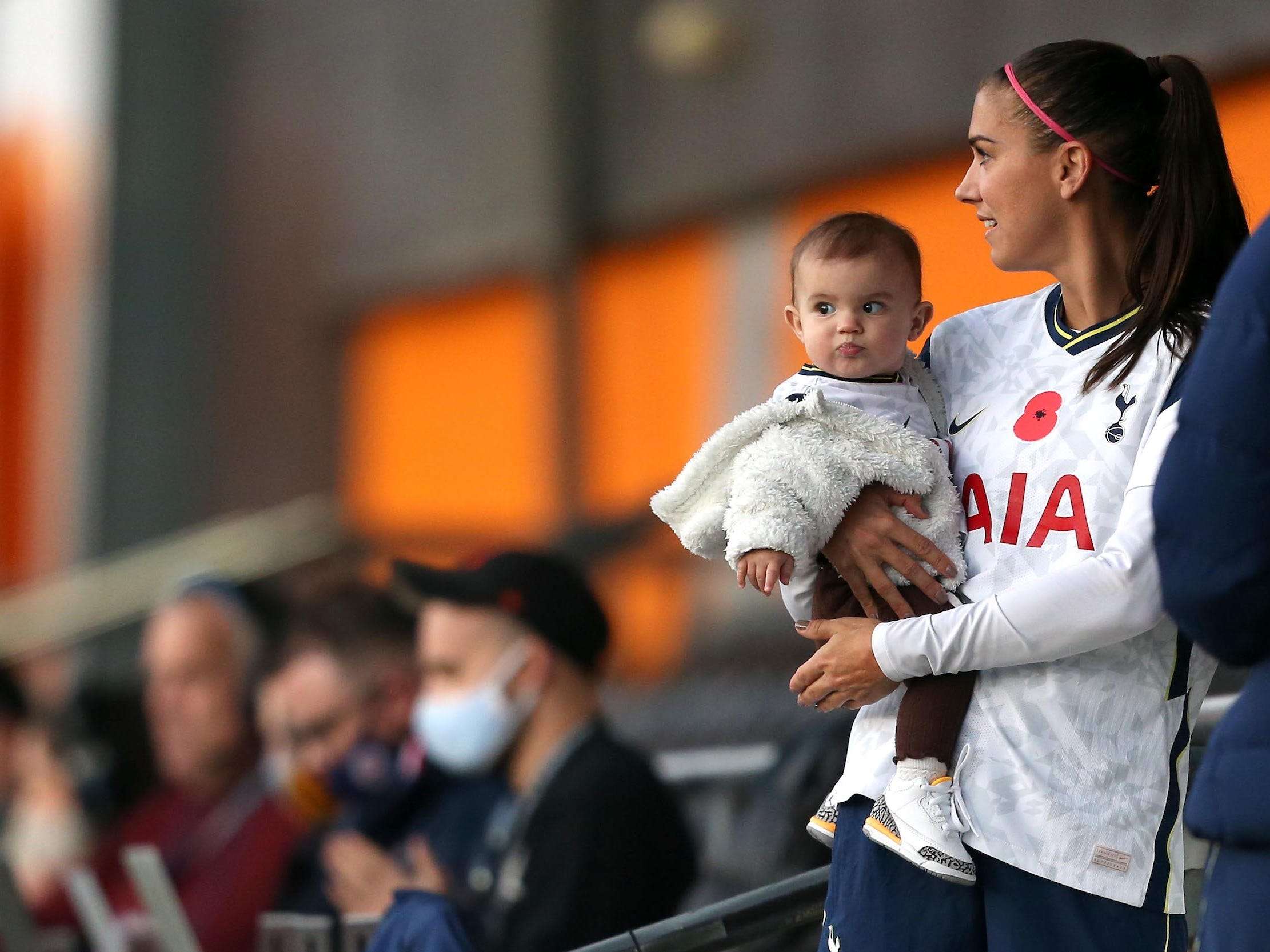 Alex Morgan's daughter wore an adorable No. 13 'Mom' jersey to the