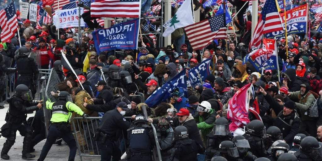 Pennsylvania police officer charged in the Capitol riot posted video of ...