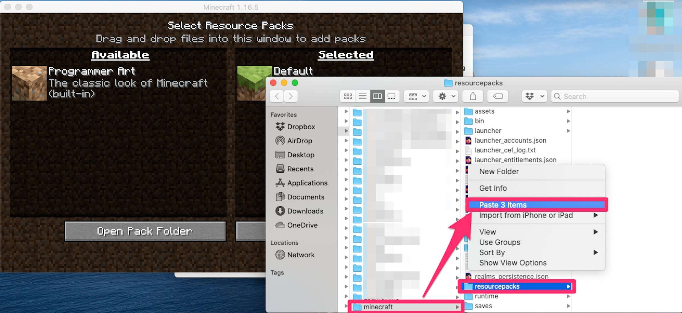 how to install minecraft resource packs 1.8.9