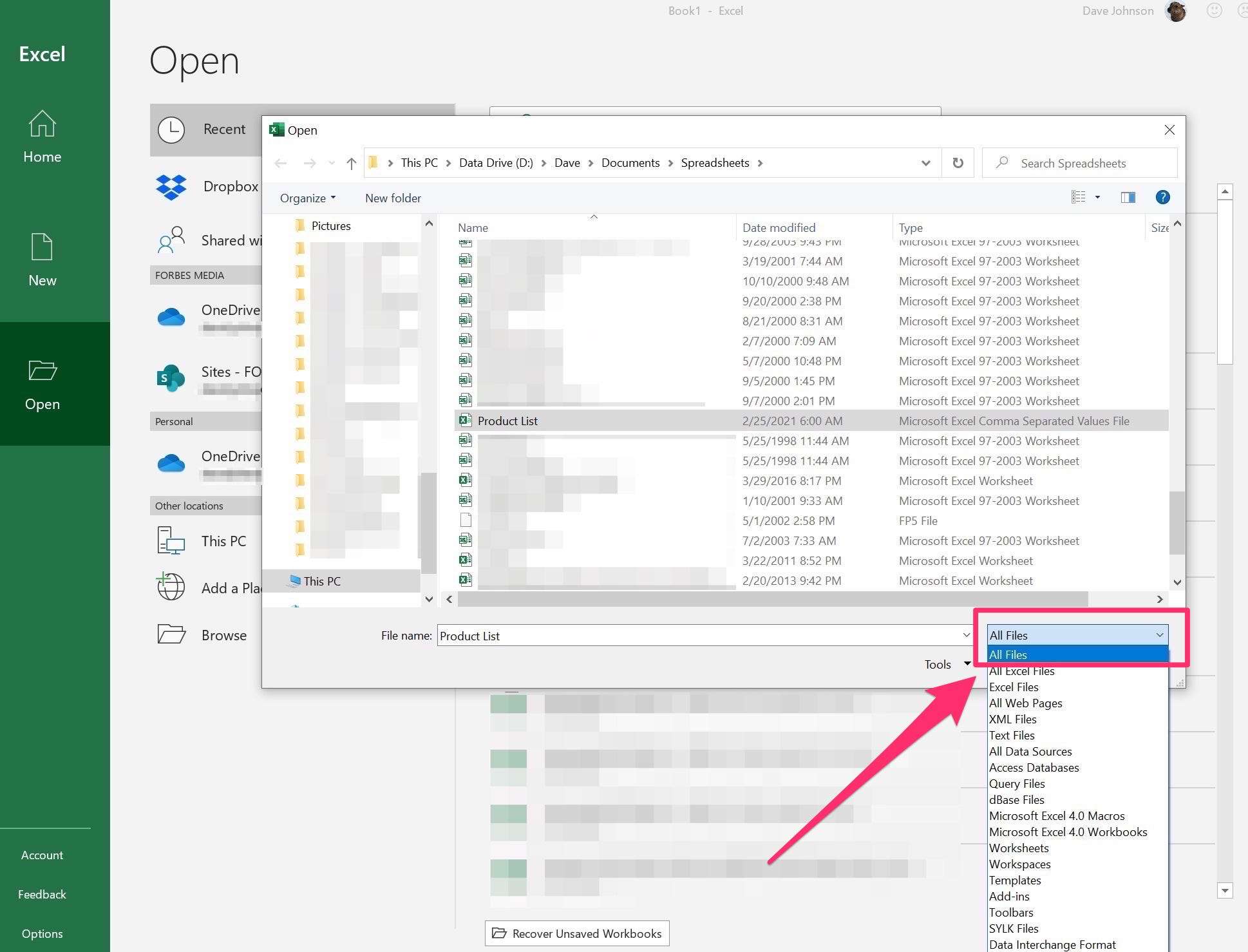 Creating a csv file in other format than comma for master or