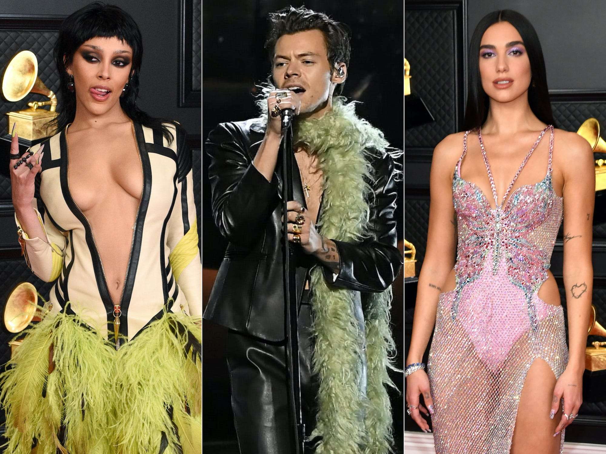 13 of the wildest outfits celebrities wore at the 2021 Grammys