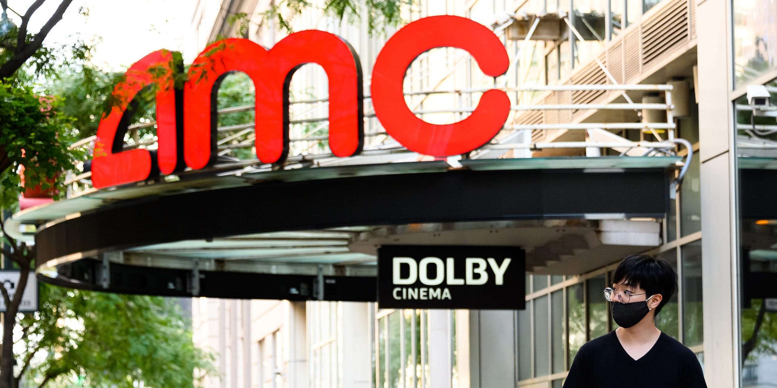 AMC soars 29% as the theater chain prepares to reopen locations in