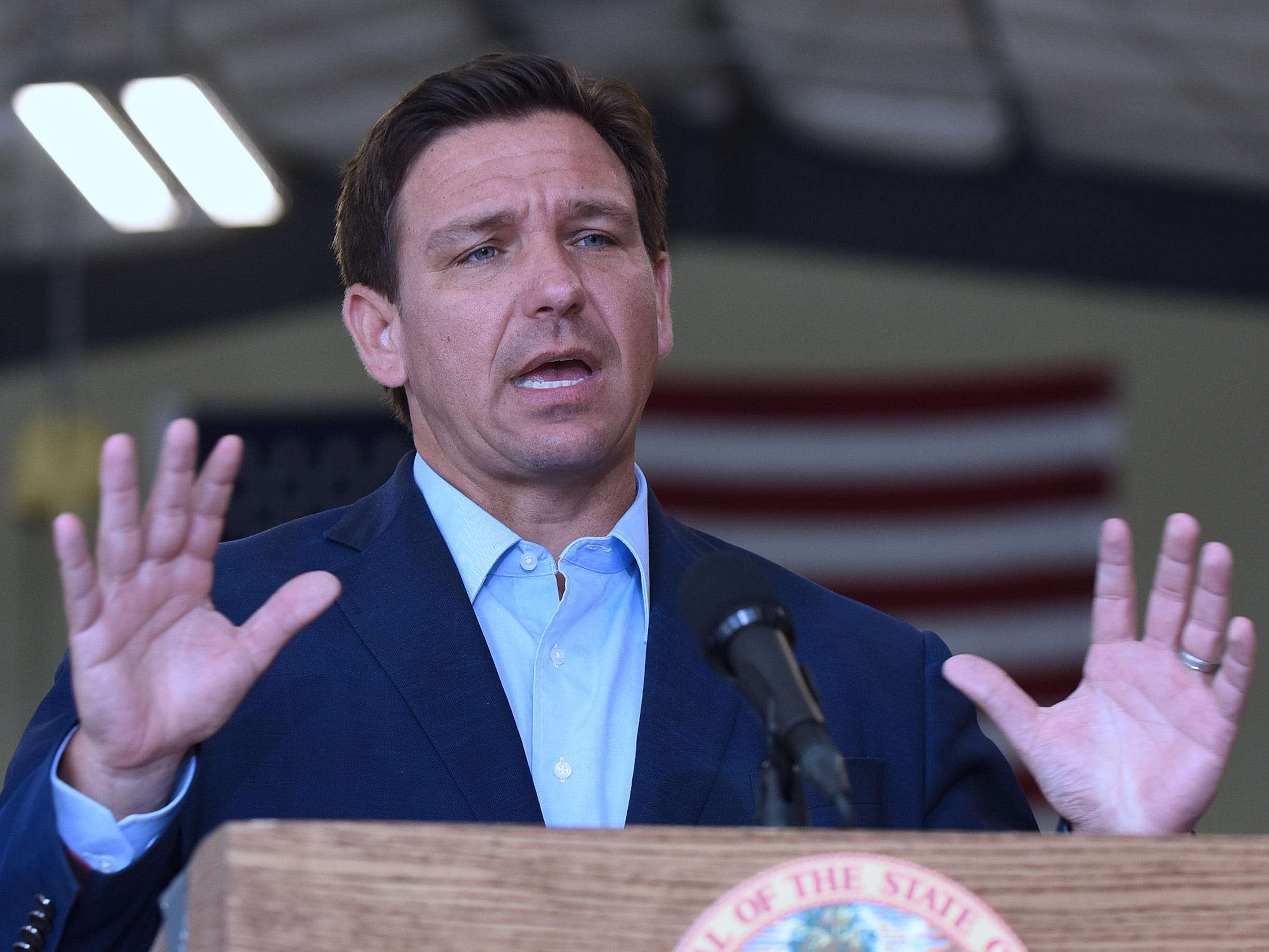 Florida Gov. Ron DeSantis says his state is suing the CDC to bring back