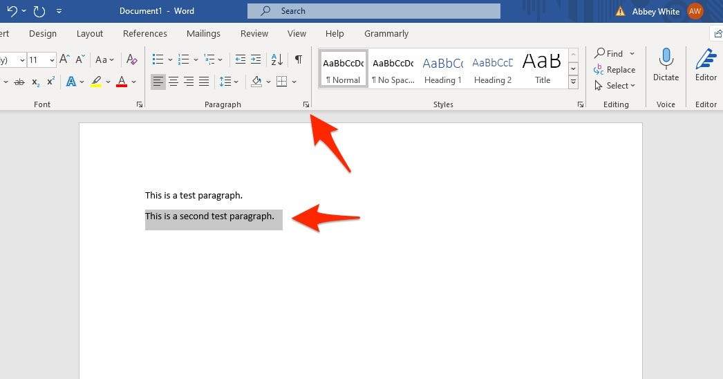 how to double space in microsoft word processor