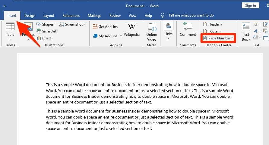 microsoft word different page numbers mac 2011