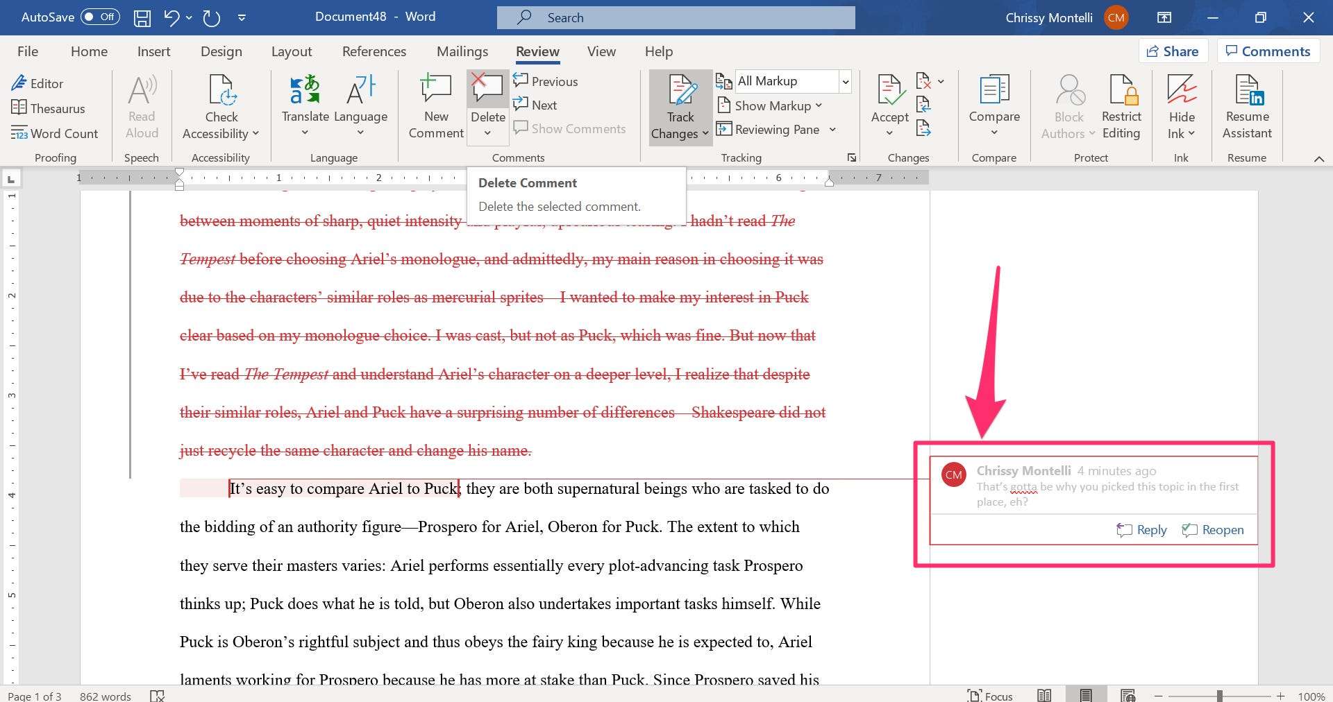 How to use Track Changes in Word to effectively collaborate on a